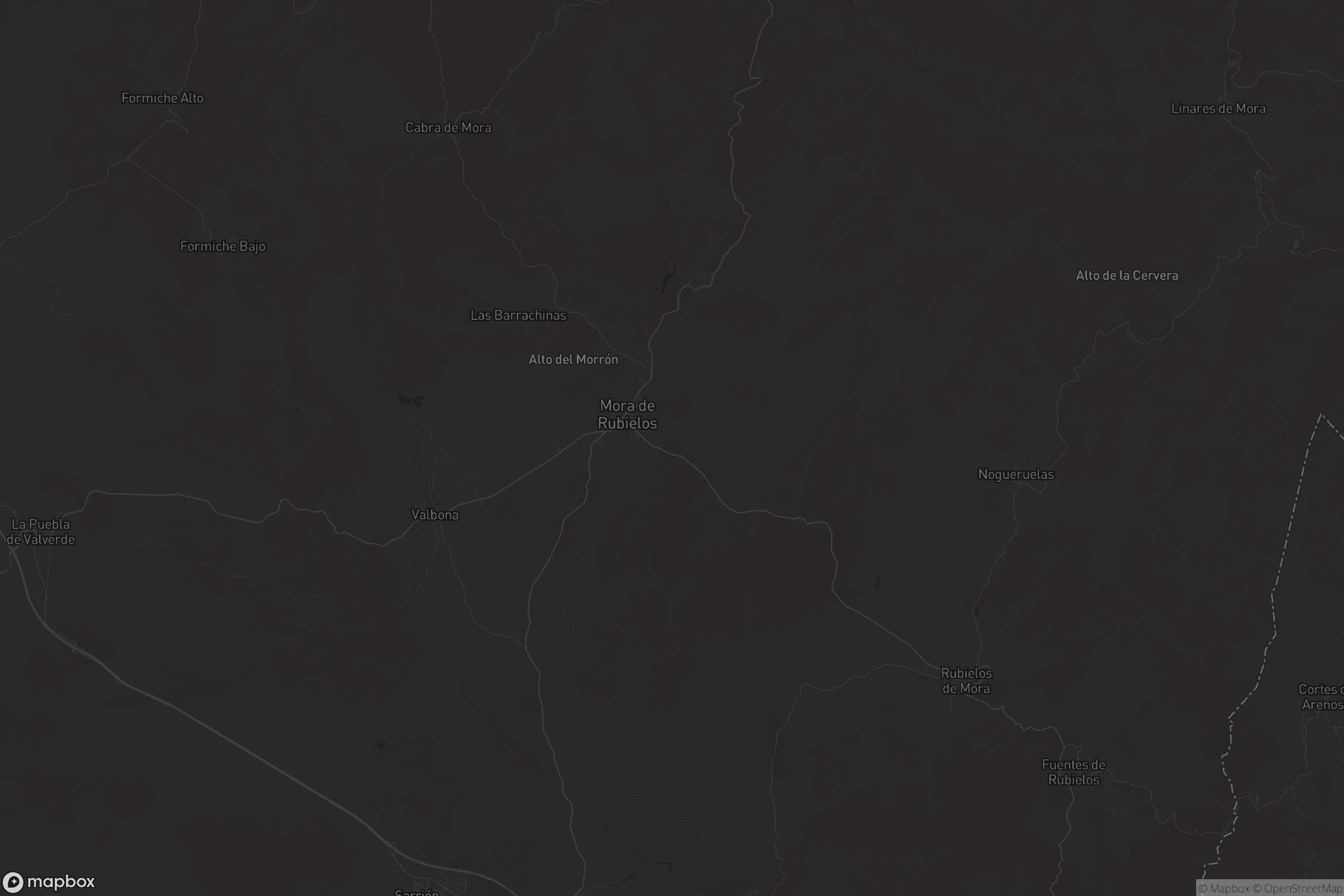 Mapa de Mora de Rubielos