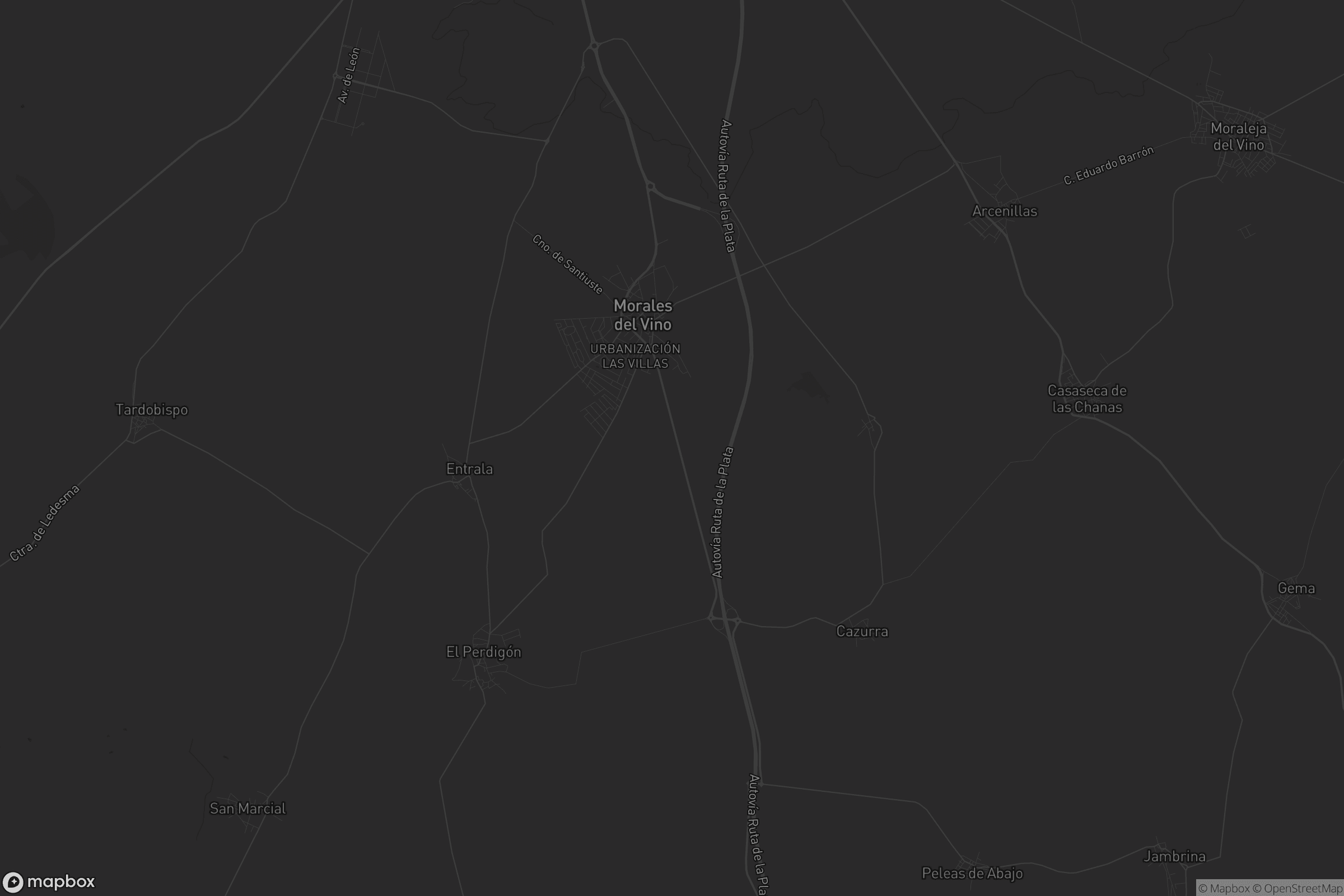 Mapa de Morales del Vino