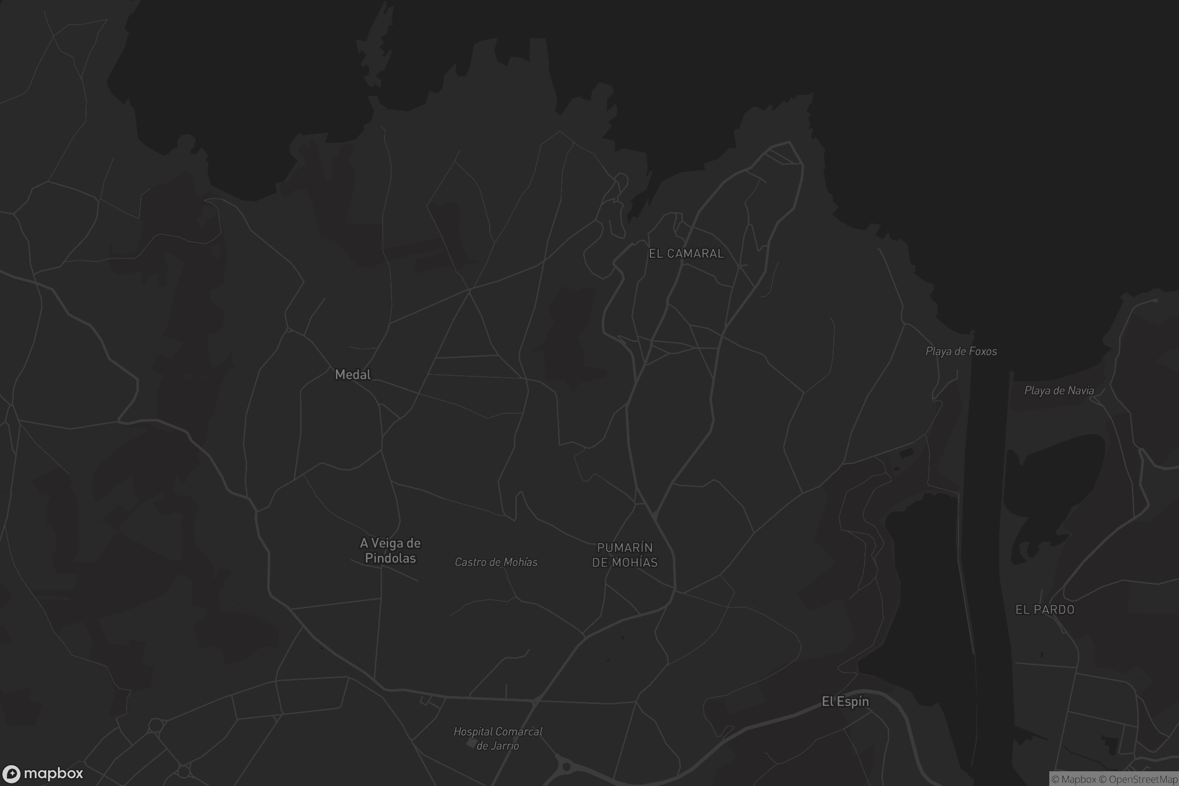 Mapa de Mouguías / Mohías