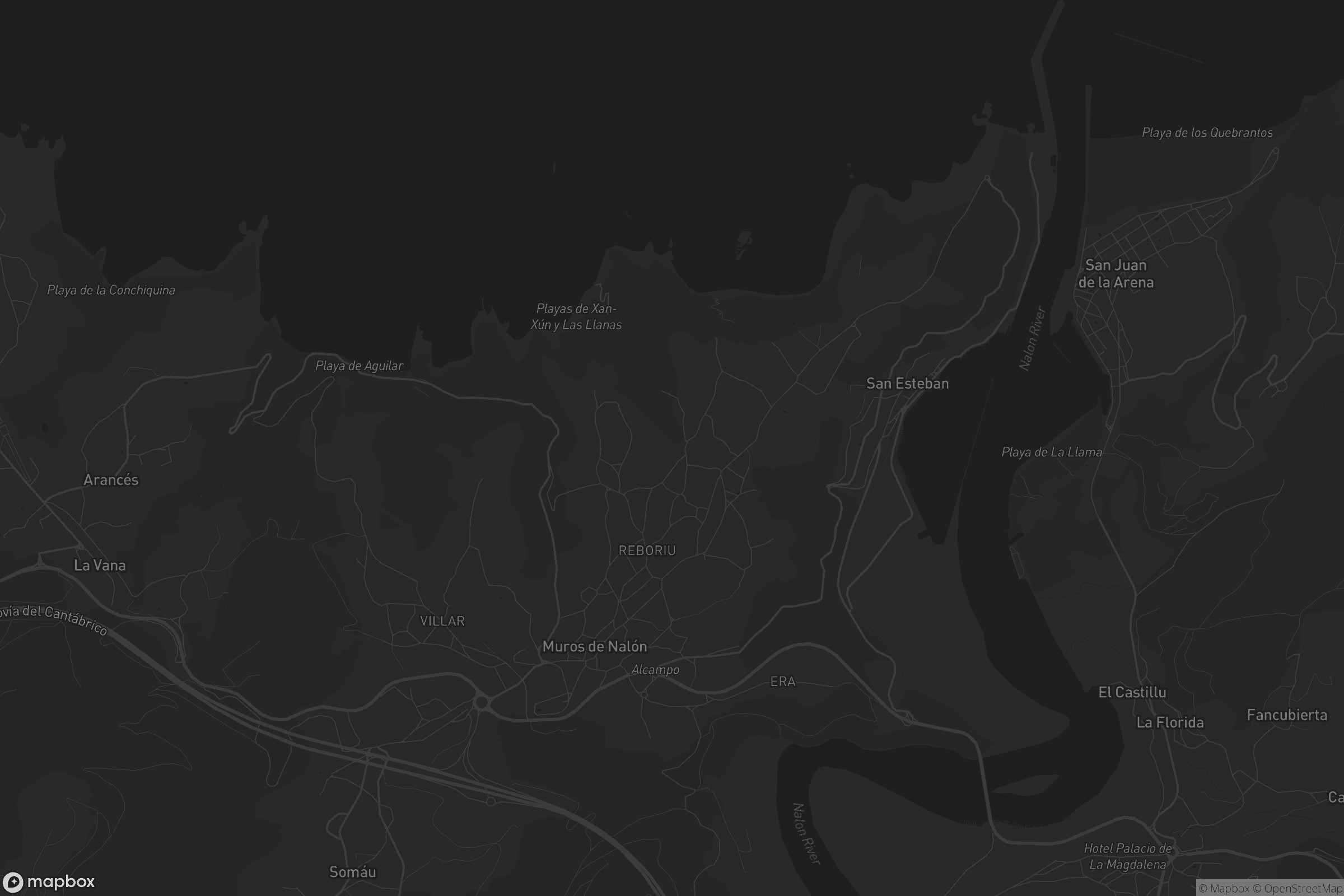 Mapa de Muros de Nalón