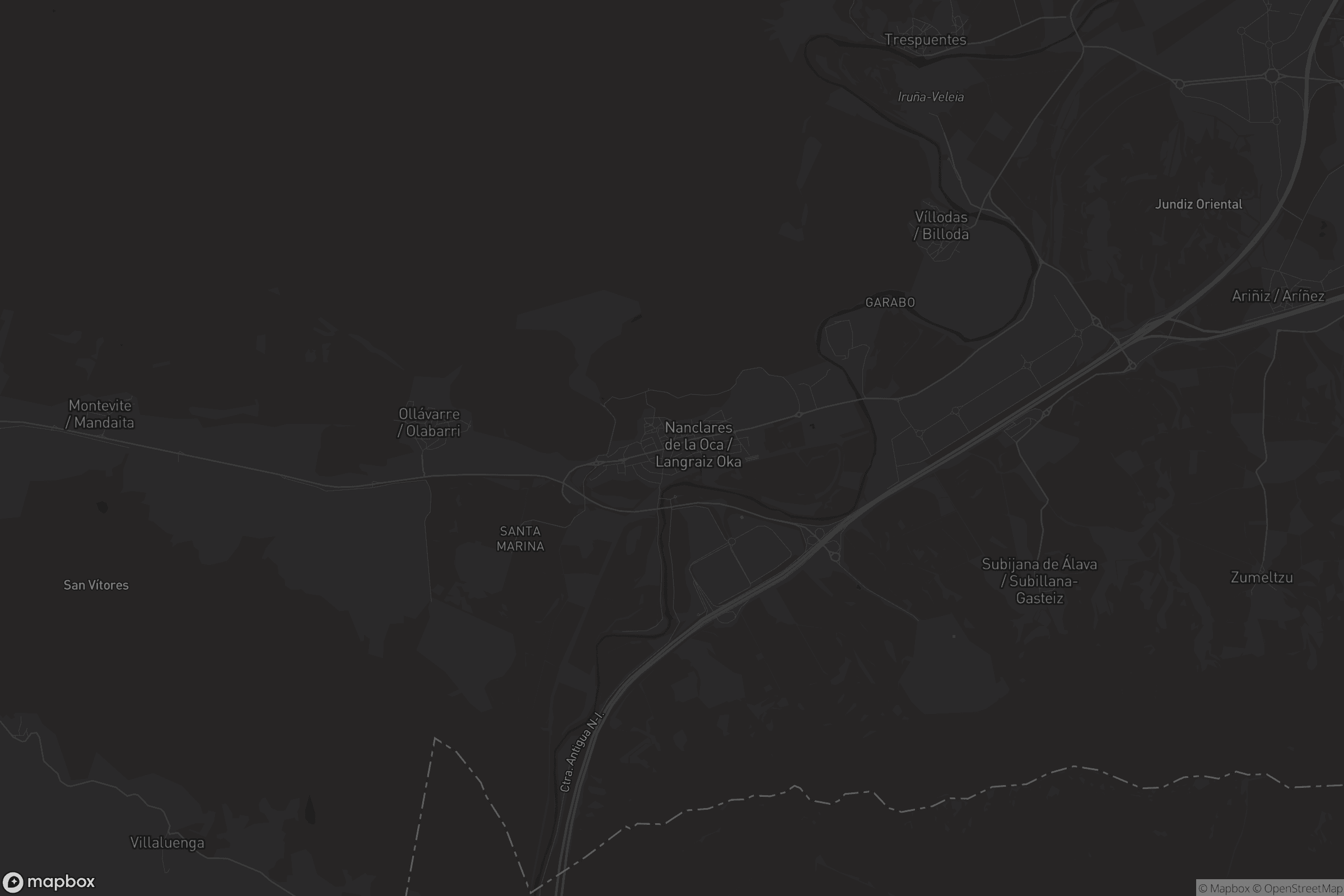Mapa de Nanclares de la Oca / Langraiz Oka