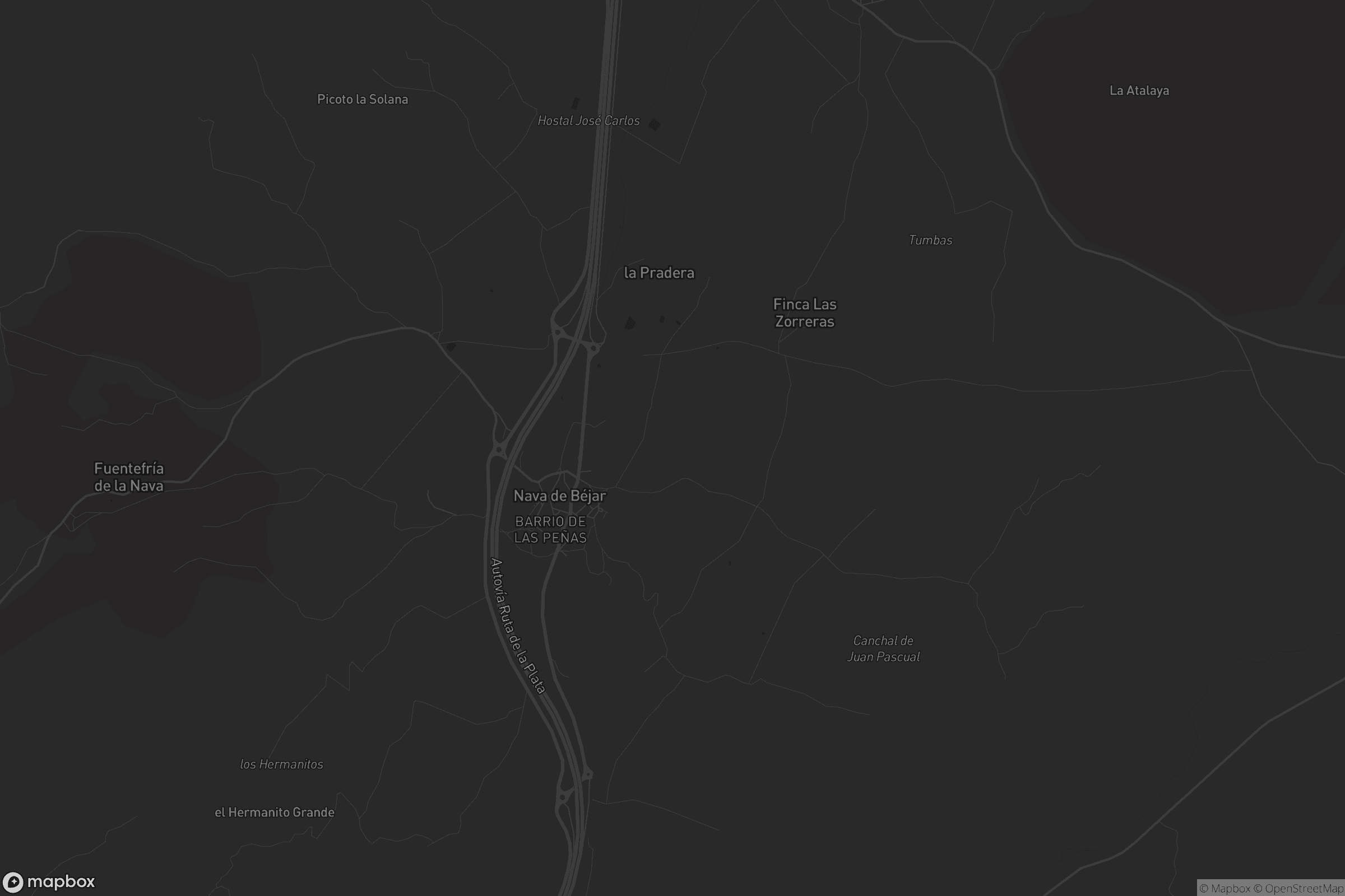 Mapa de Nava de Béjar