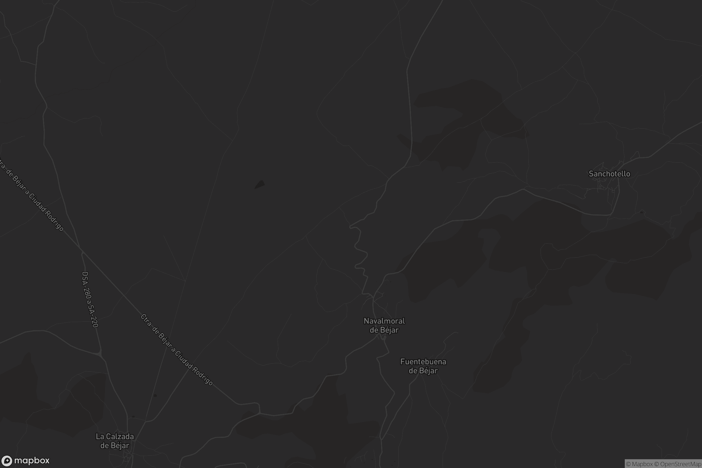 Mapa de Navalmoral de Béjar