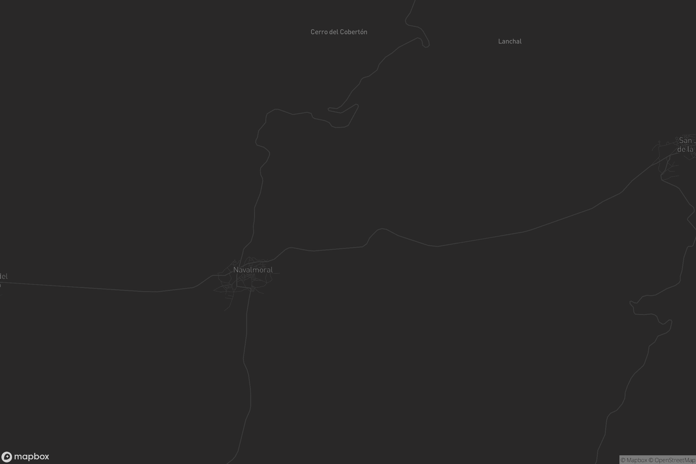 Mapa de Navalmoral de la Sierra