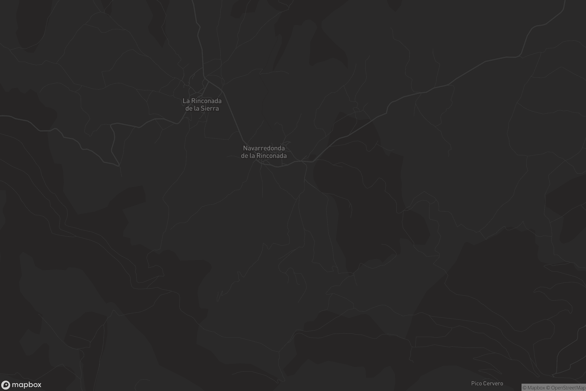 Mapa de Navarredonda de la Rinconada