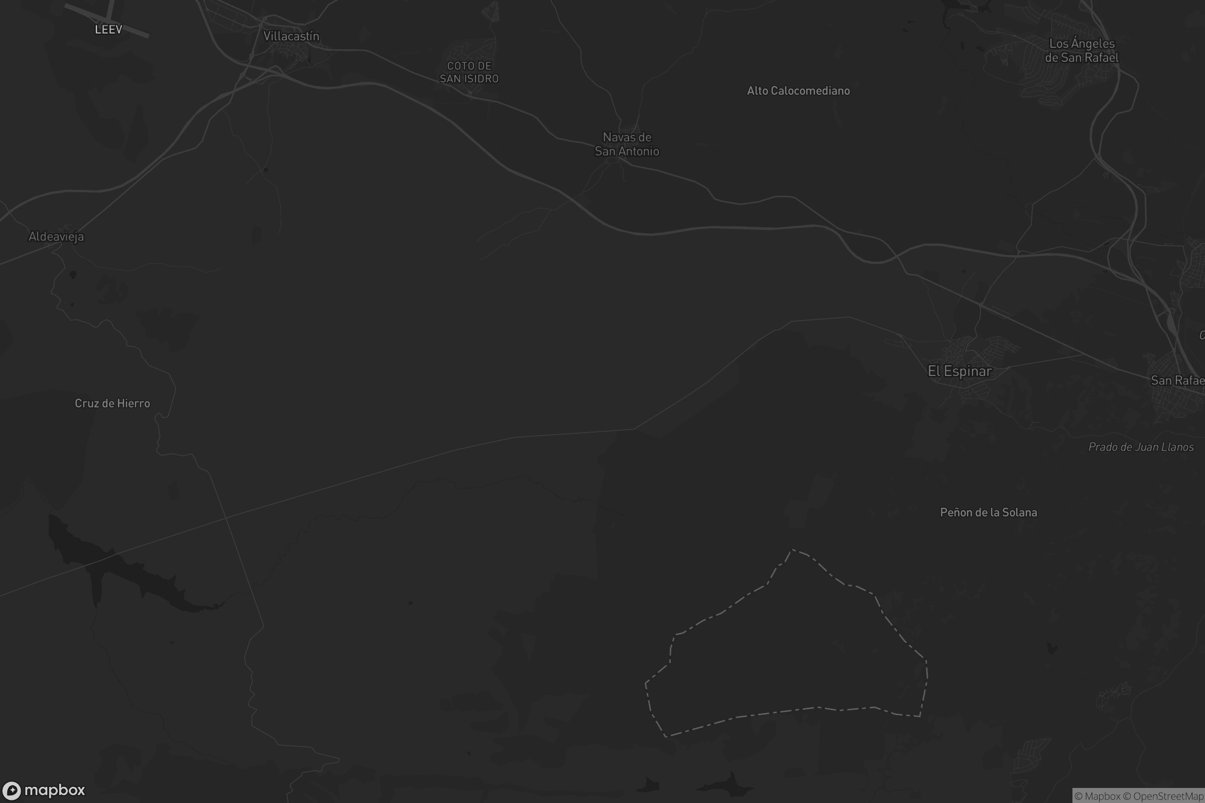 Mapa de Navas de San Antonio