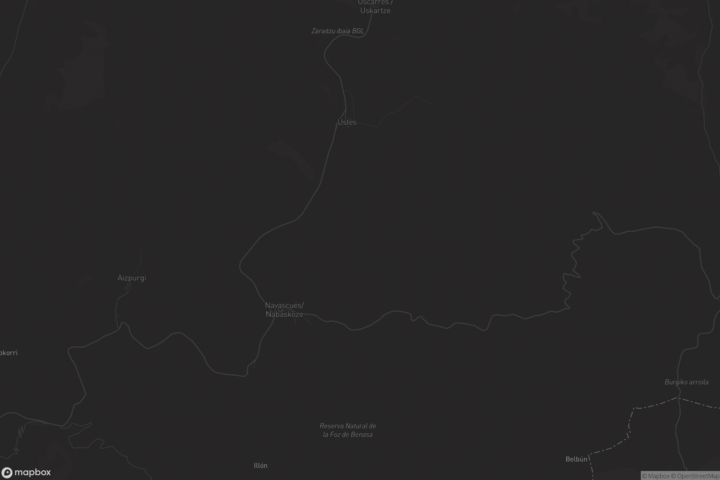 Mapa de Navascués / Nabaskoze