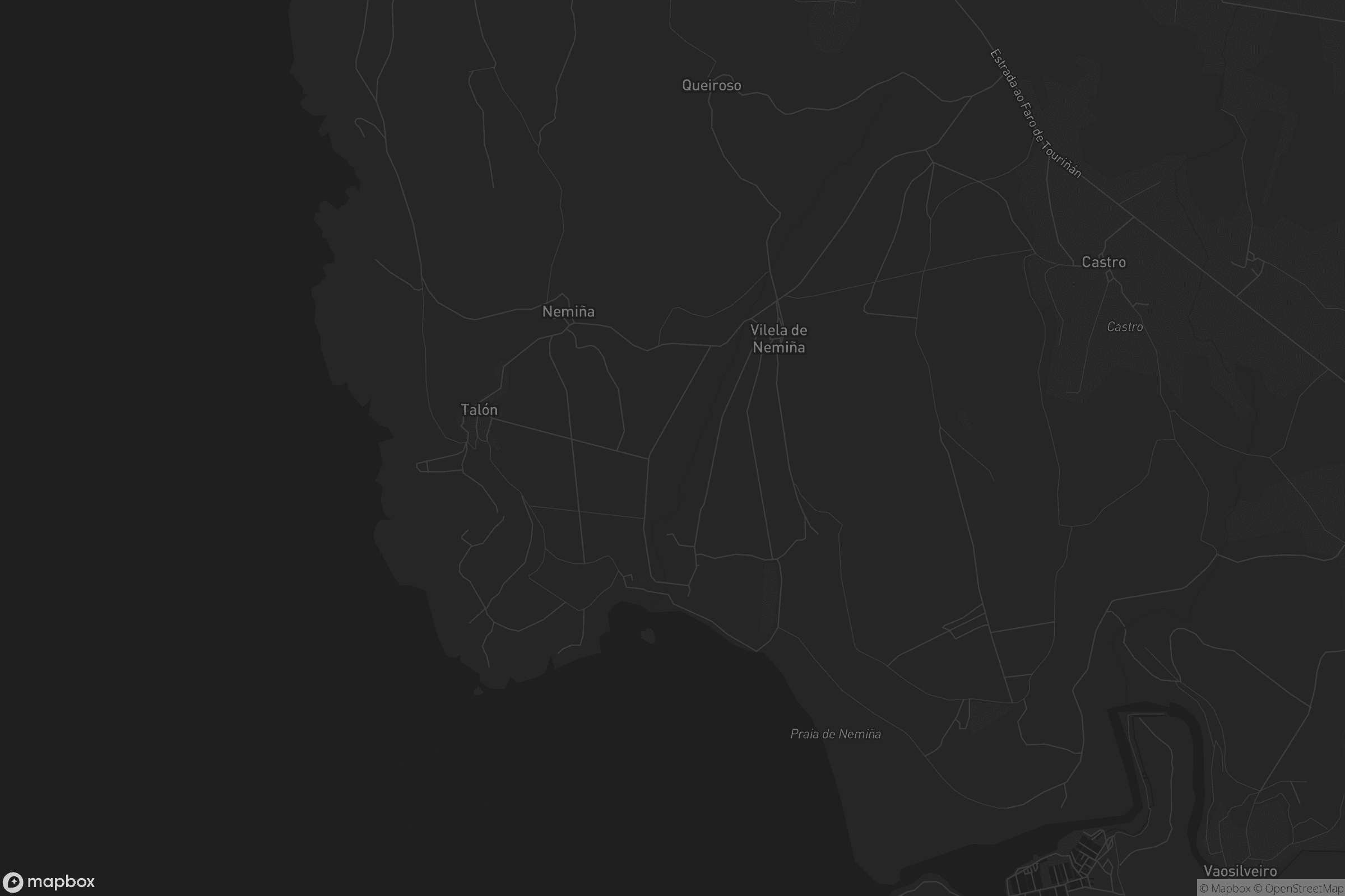 Mapa de Nemiña