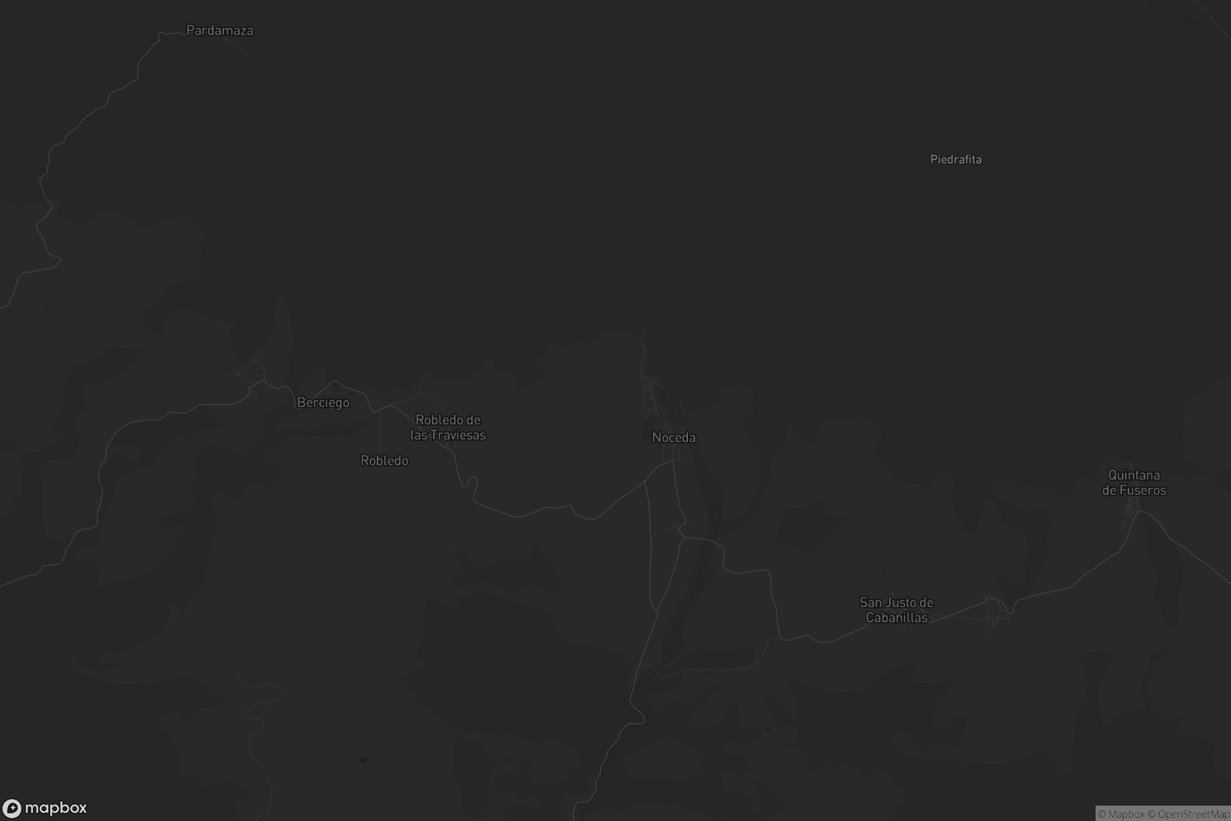 Mapa de Noceda del Bierzo
