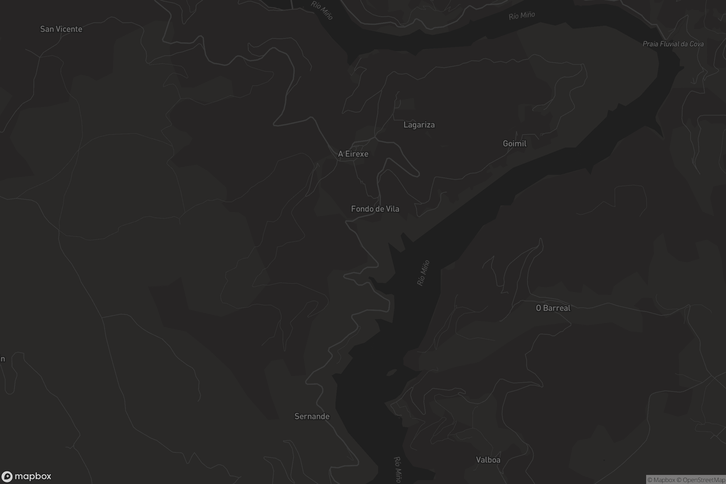 Mapa de Nogueira de Miño