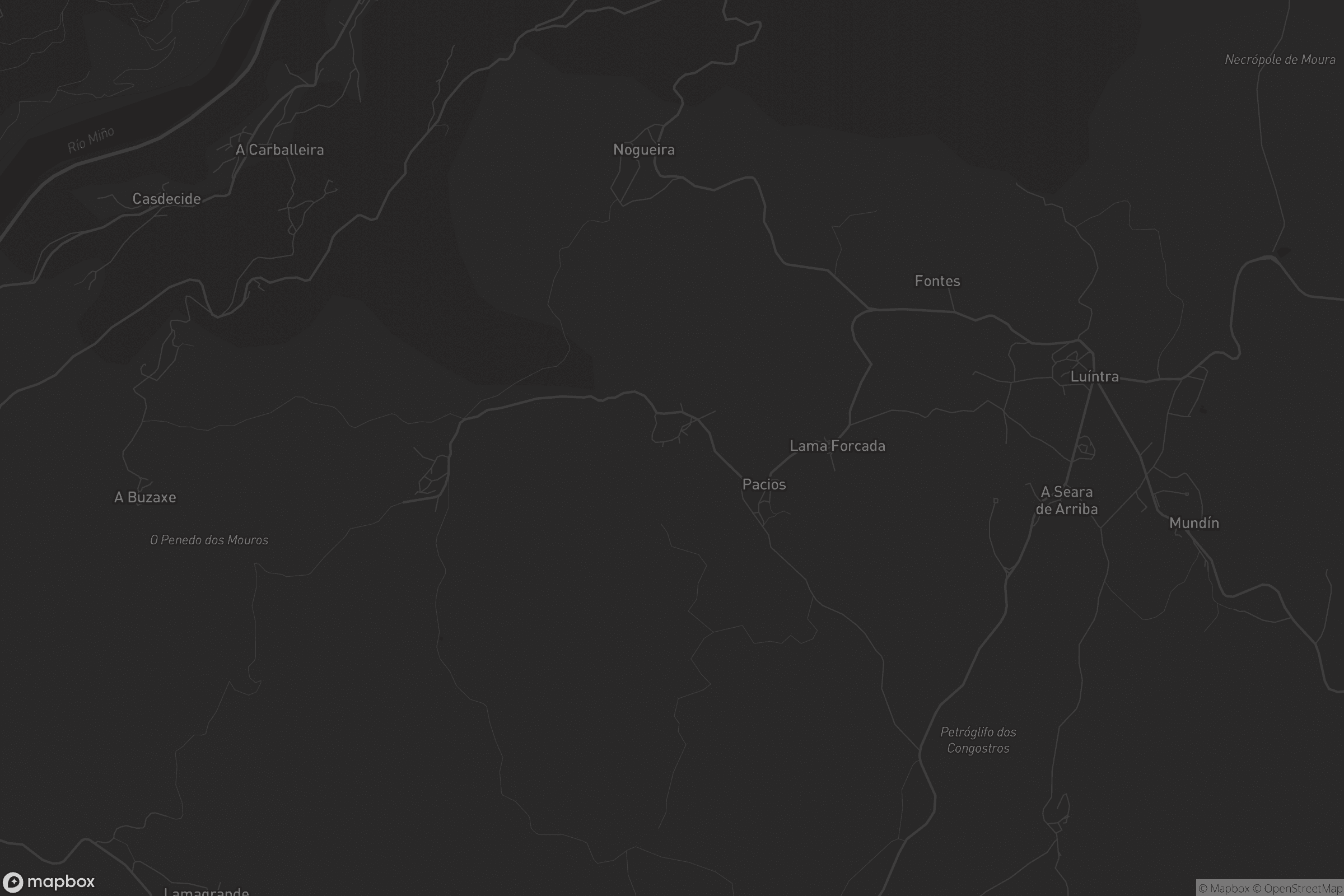 Mapa de Nogueira de Ramuín