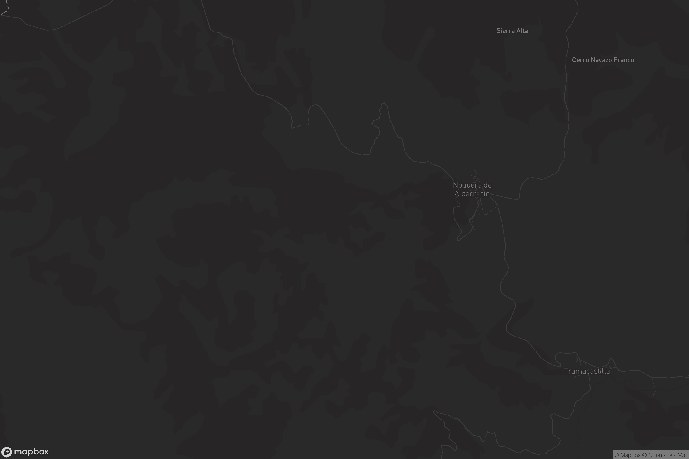 Mapa de Noguera de Albarracín