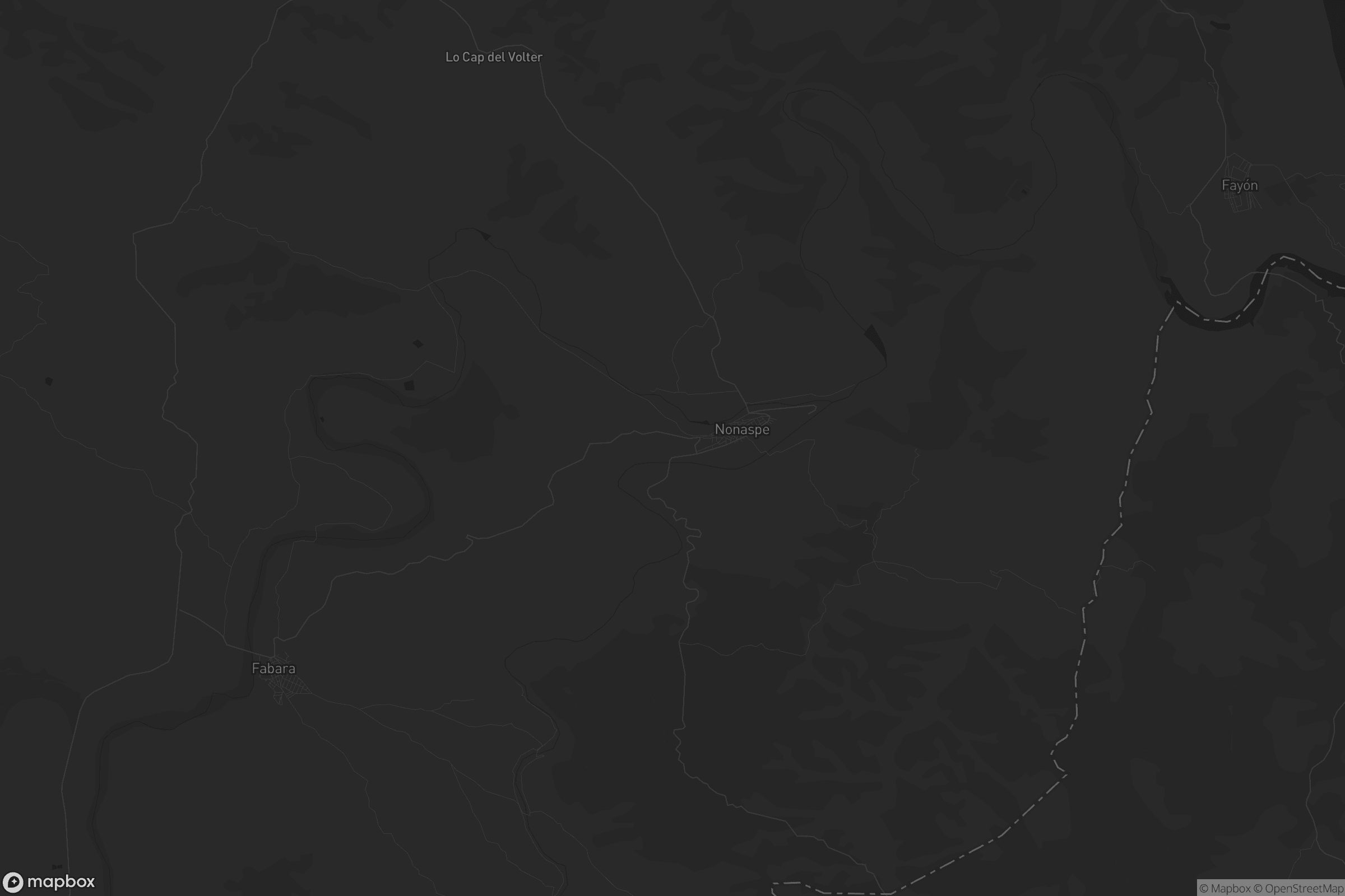 Mapa de Nonaspe / Nonasp