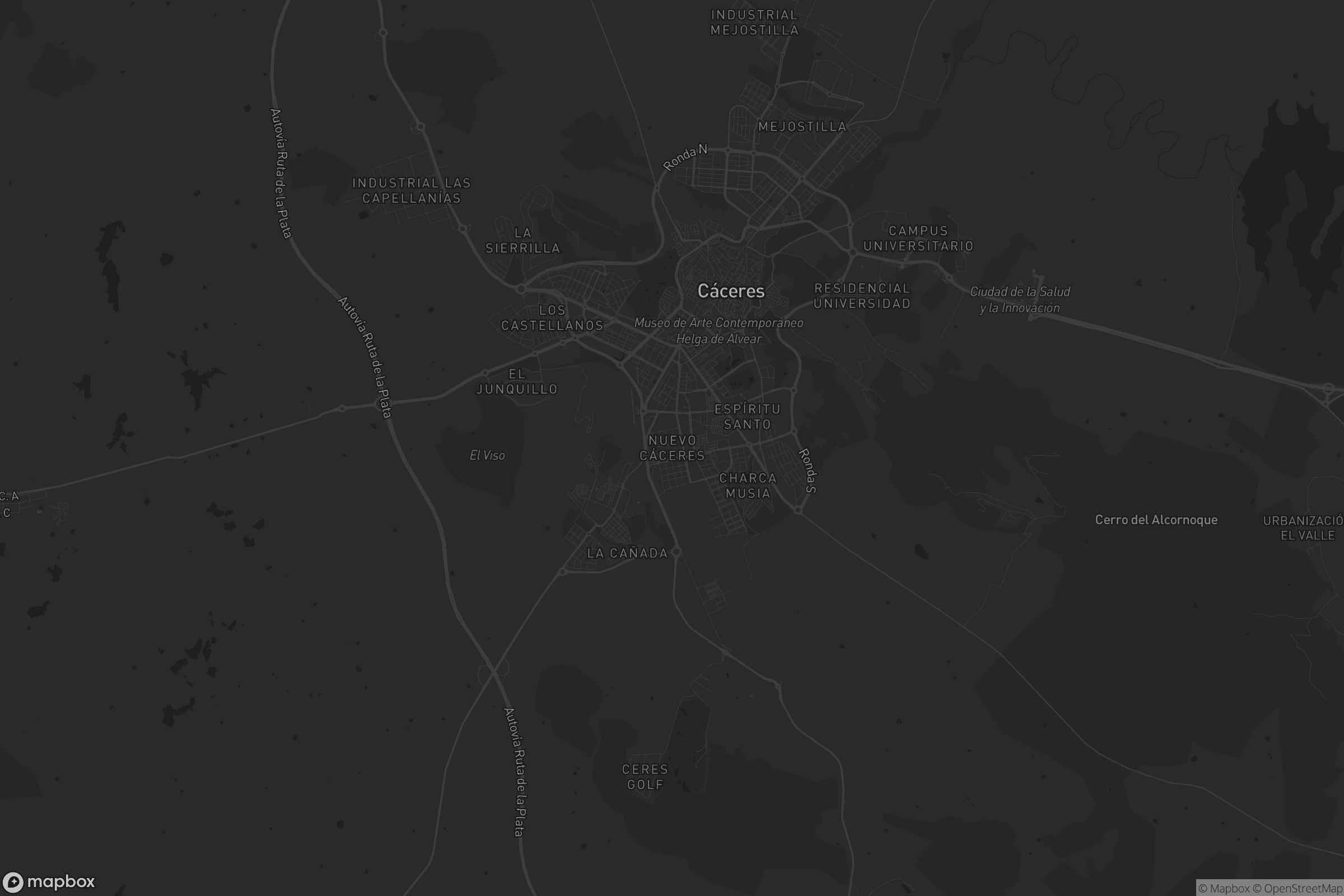 Mapa de Nuevo Cáceres