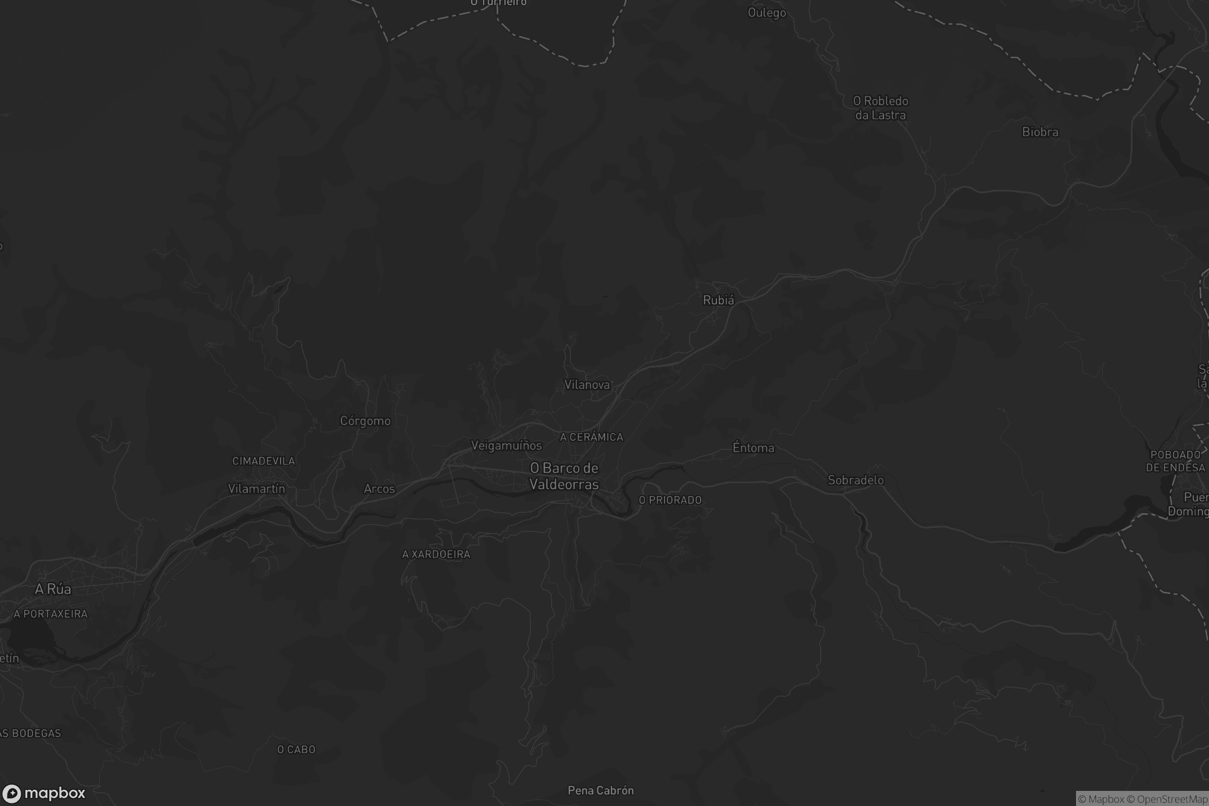 Mapa de O Barco de Valdeorras