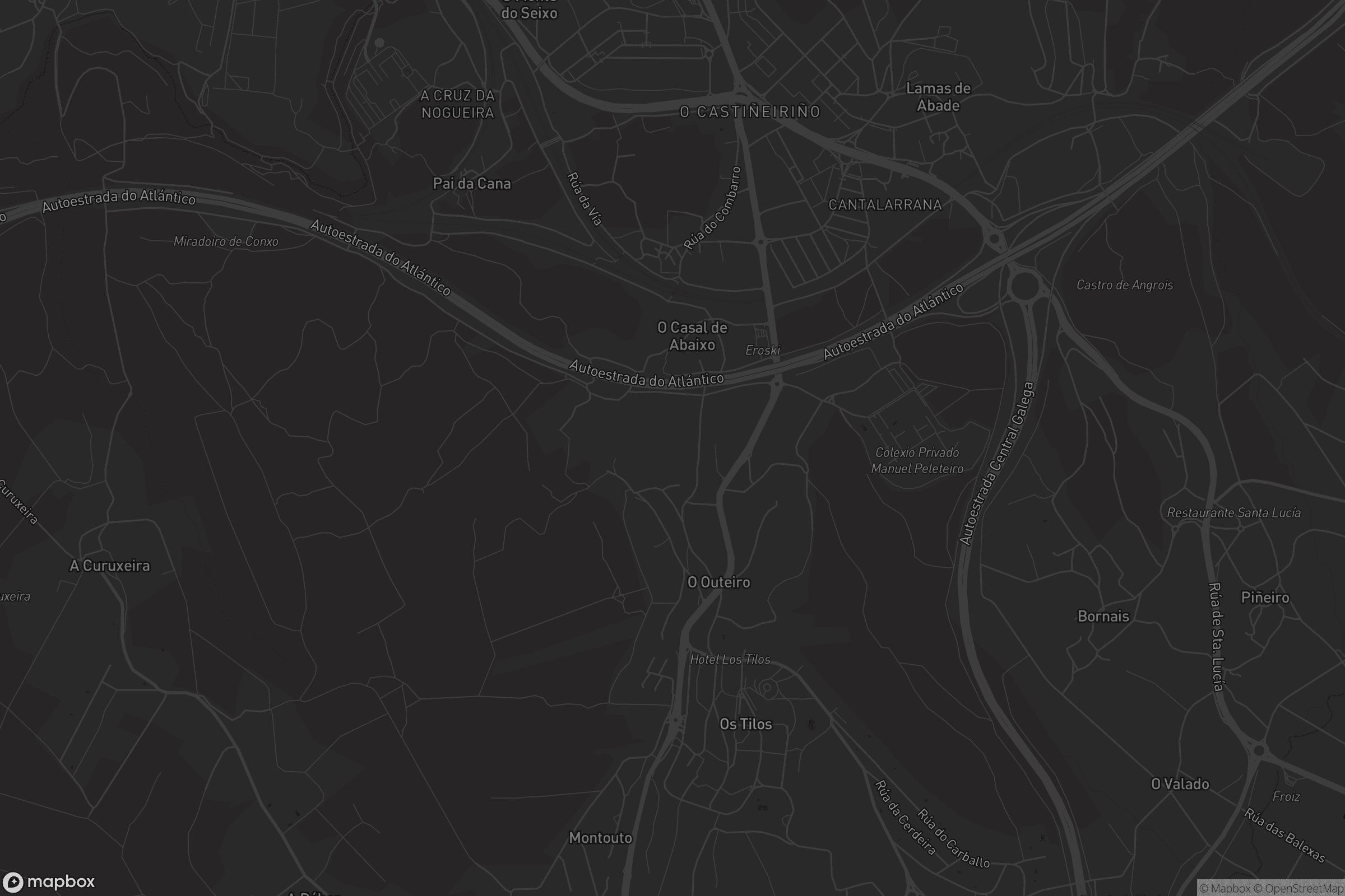 Mapa de O Castiñeiriño