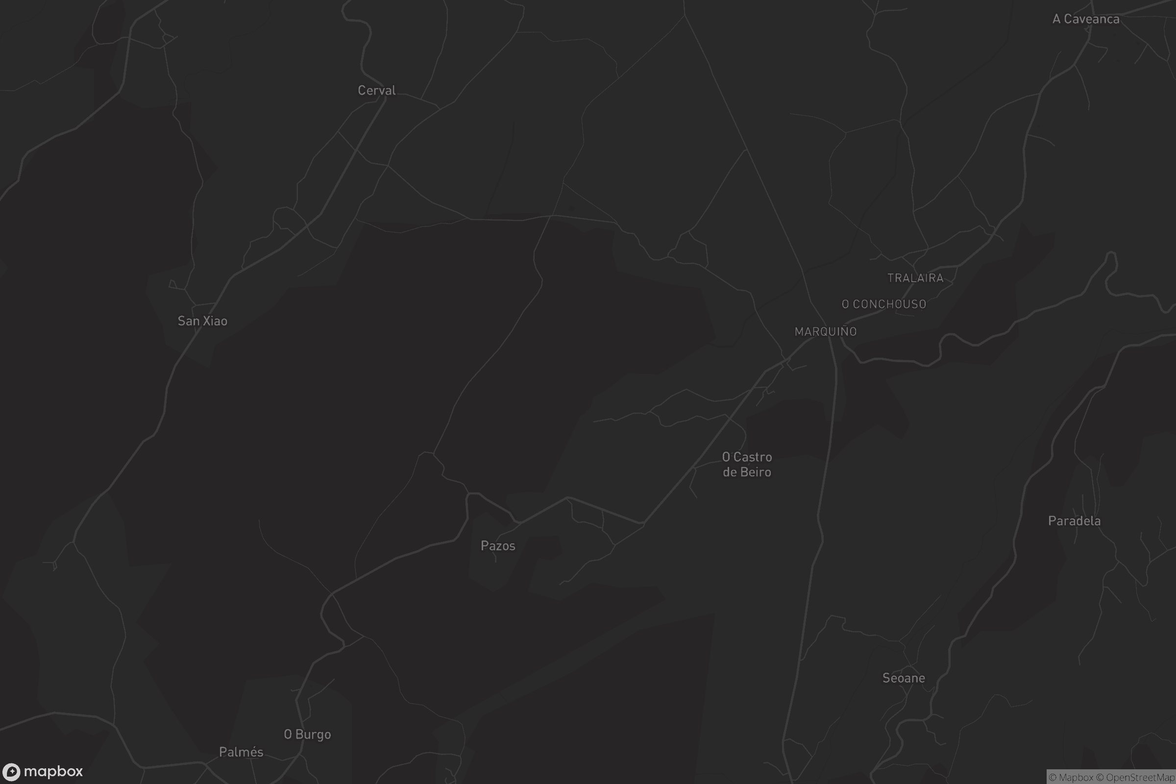 Mapa de O Castro de Beiro