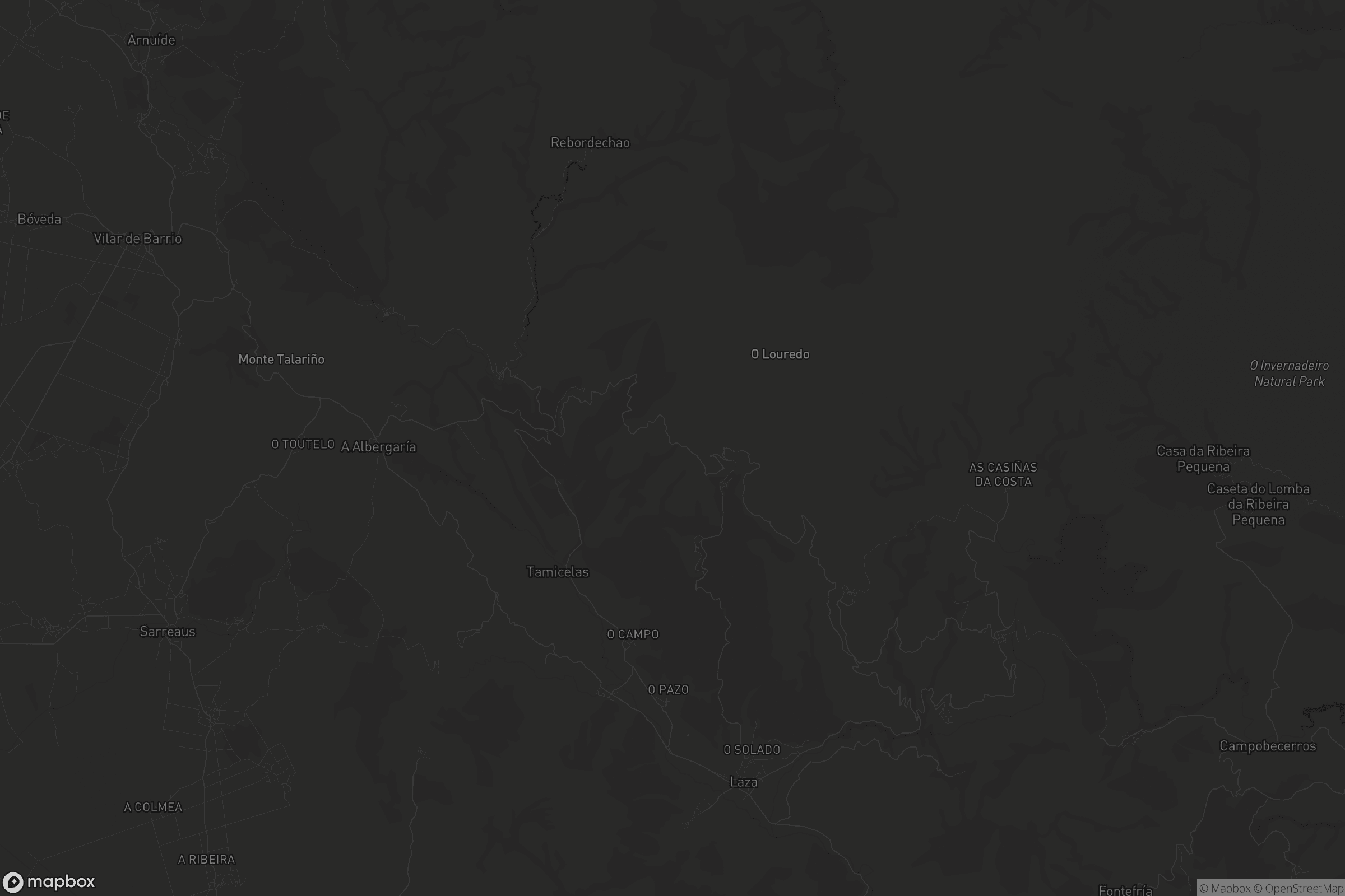 Mapa de O Castro de Laza