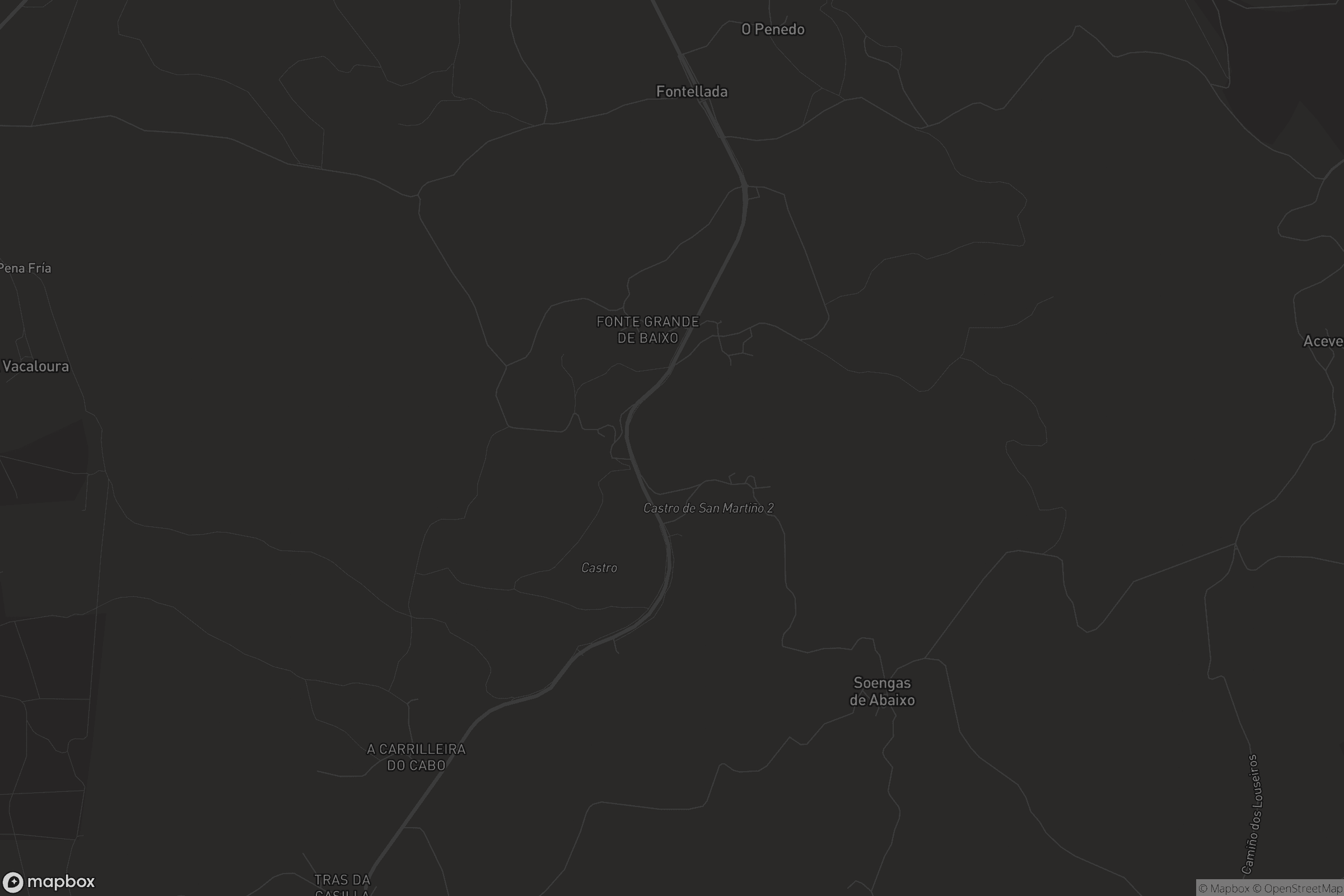 Mapa de O Castro de Soengas