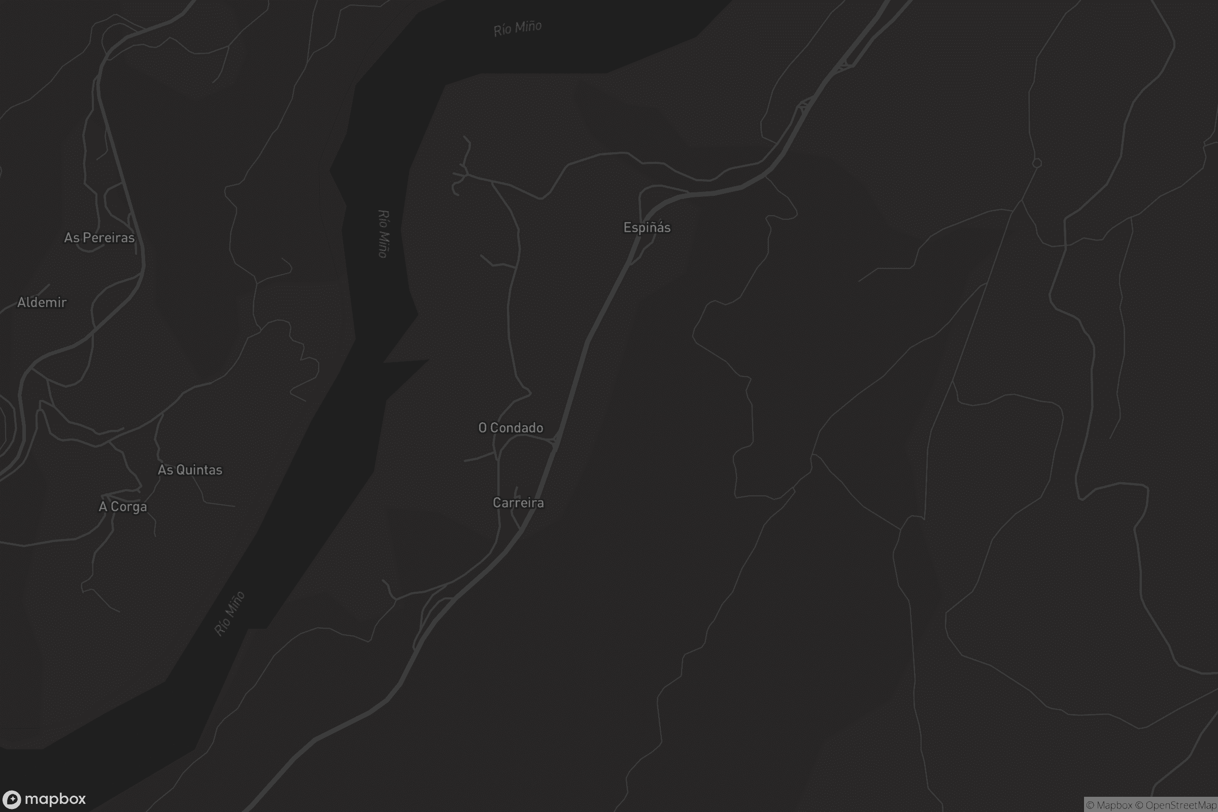 Mapa de O Condado