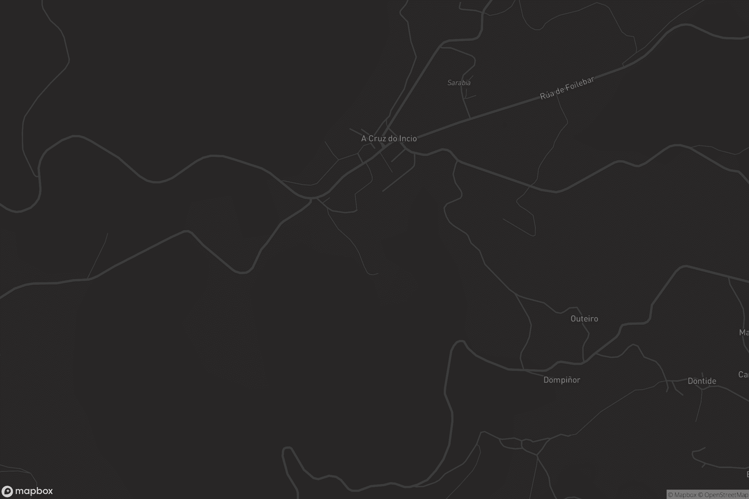 Mapa de O Incio