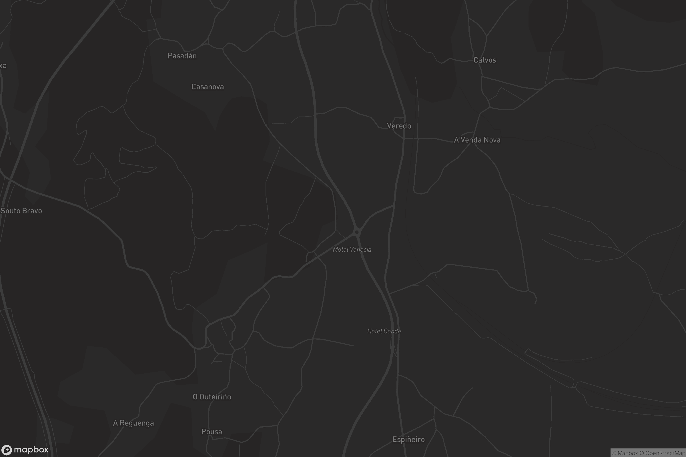 Mapa de O Mesón de Calvos