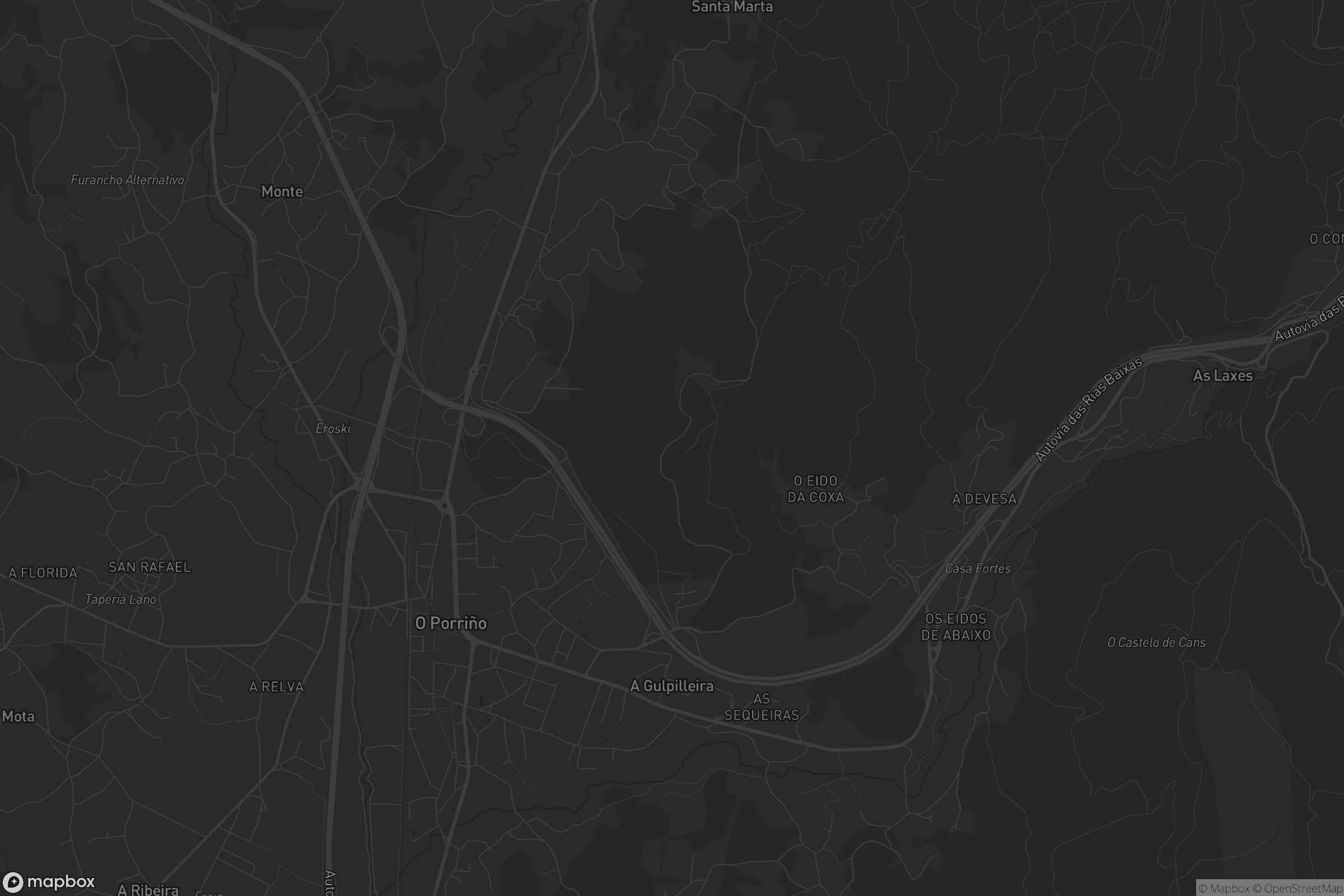 Mapa de O Porriño
