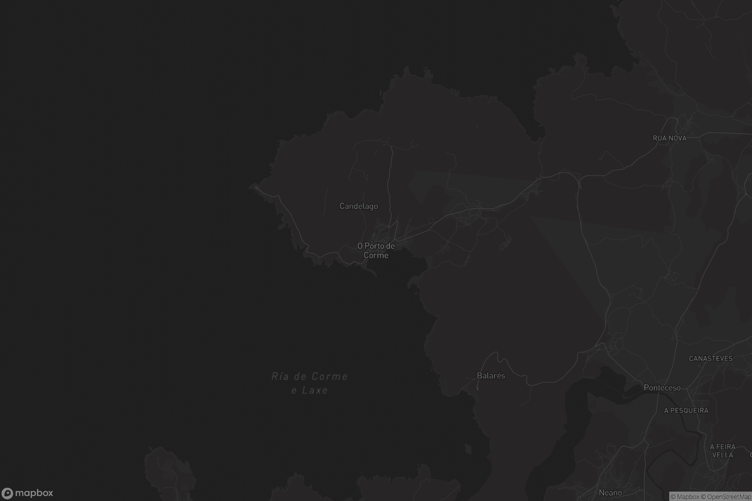 Mapa de O Porto de Corme