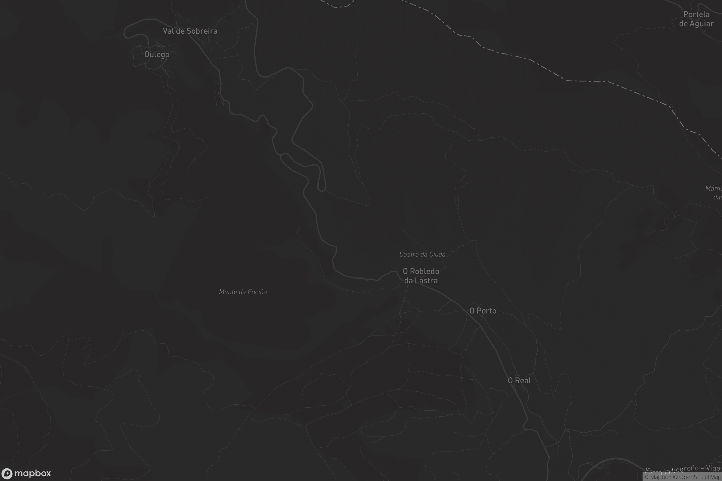 Mapa de O Robledo da Lastra