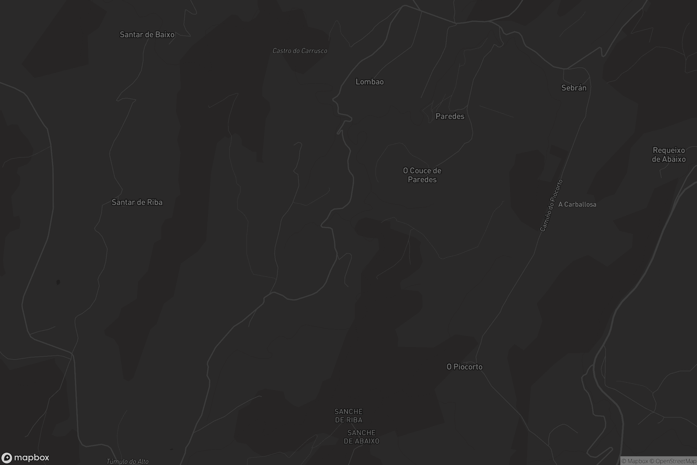 Mapa de O Sisto