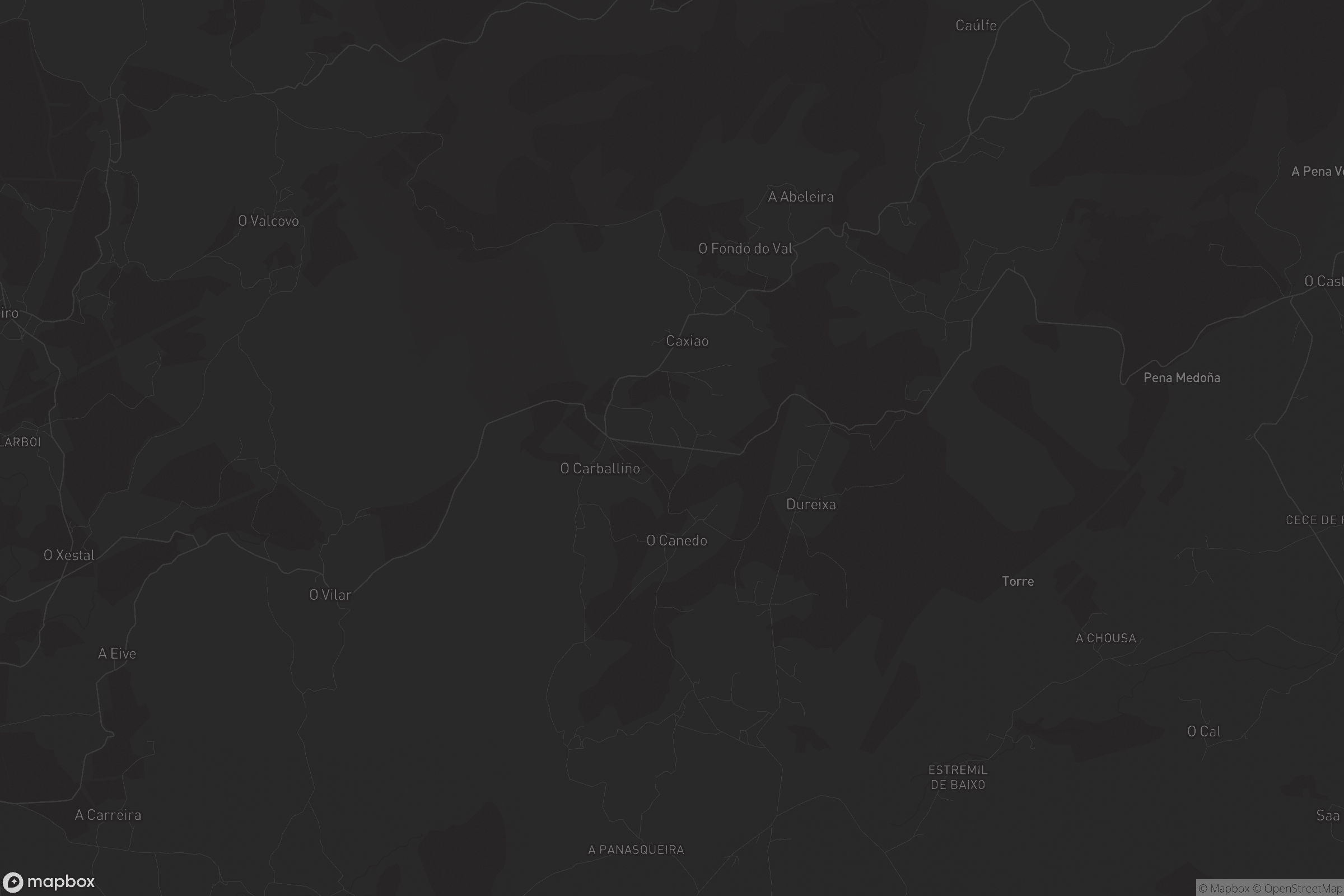 Mapa de O Val de Xestoso