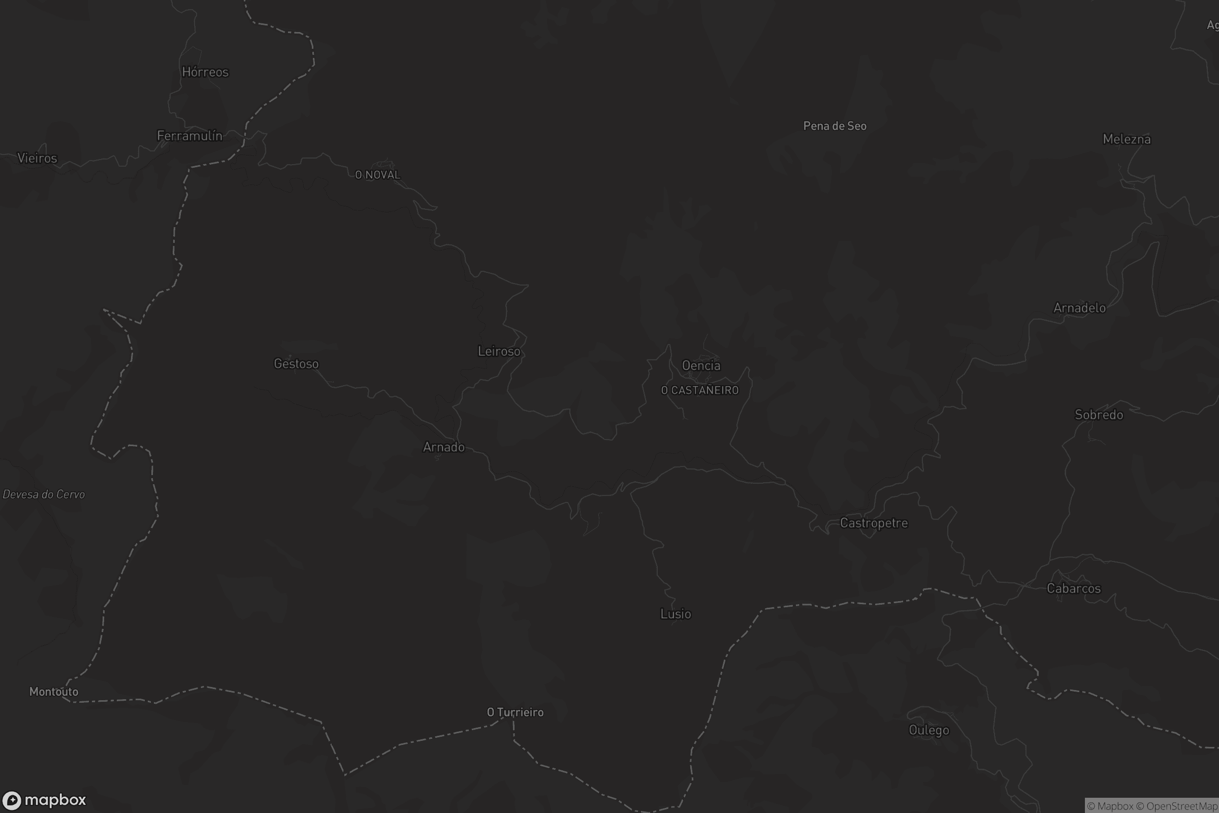 Mapa de Oencia