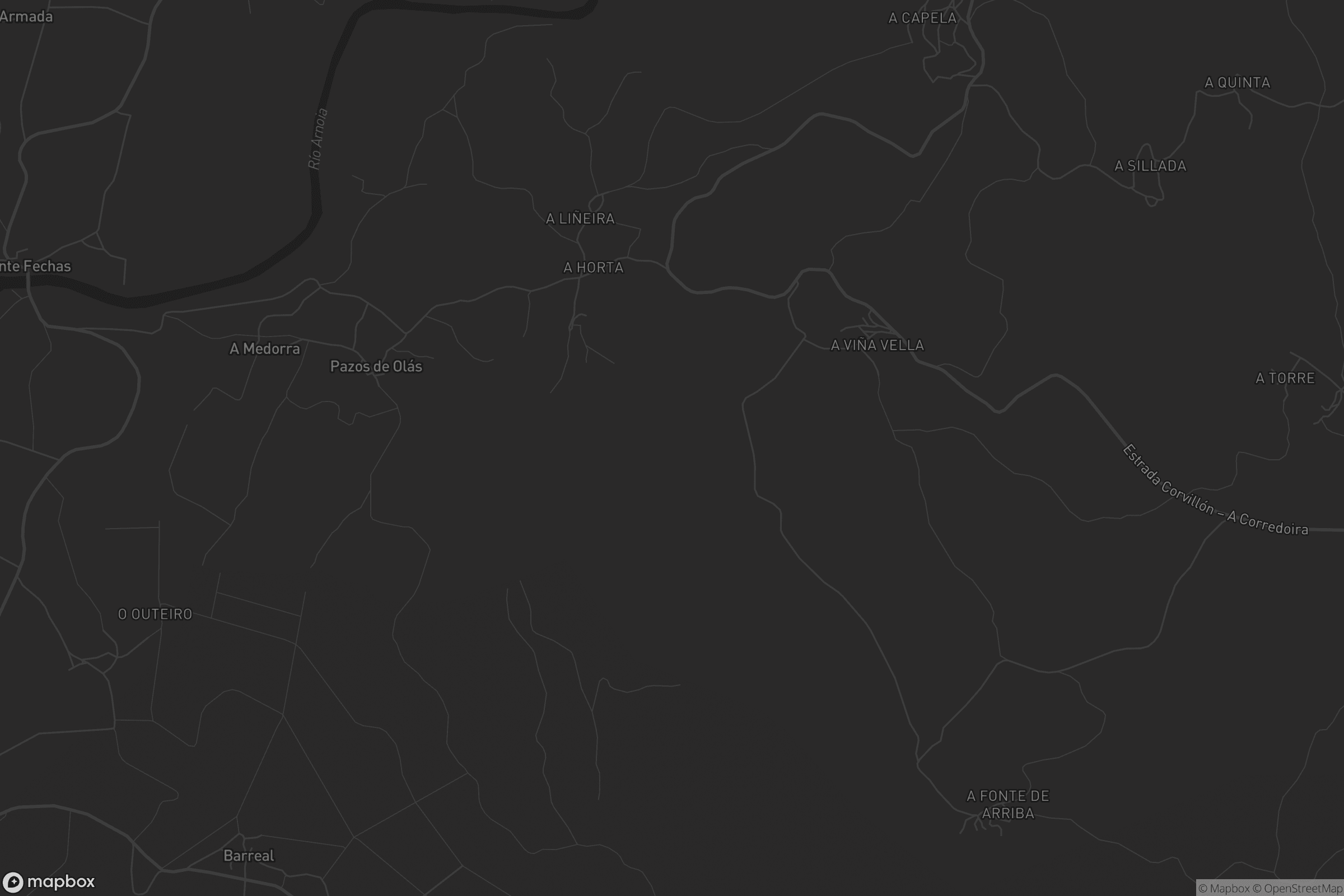 Mapa de Olás de Vilariño
