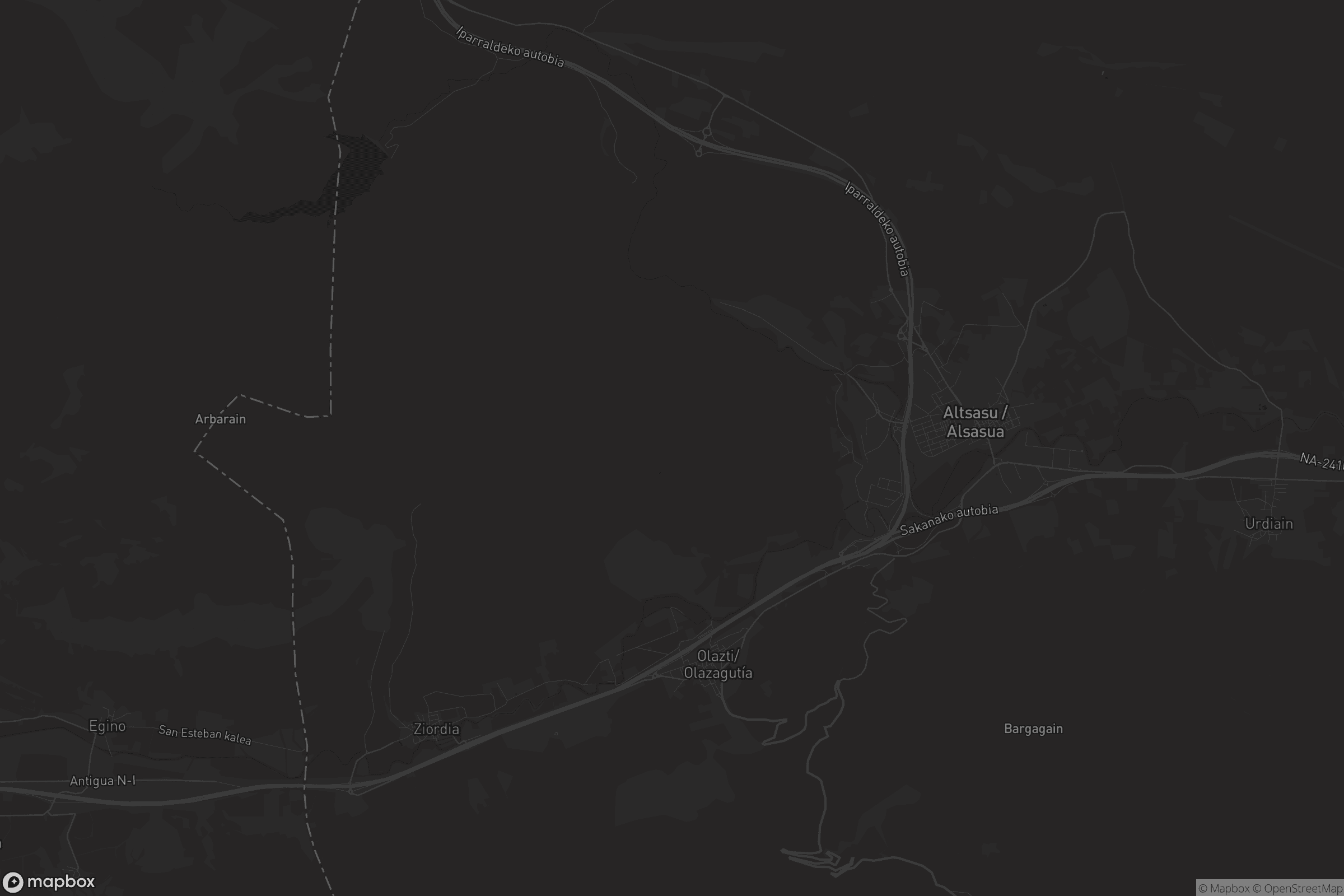 Mapa de Olazti / Olazagutía