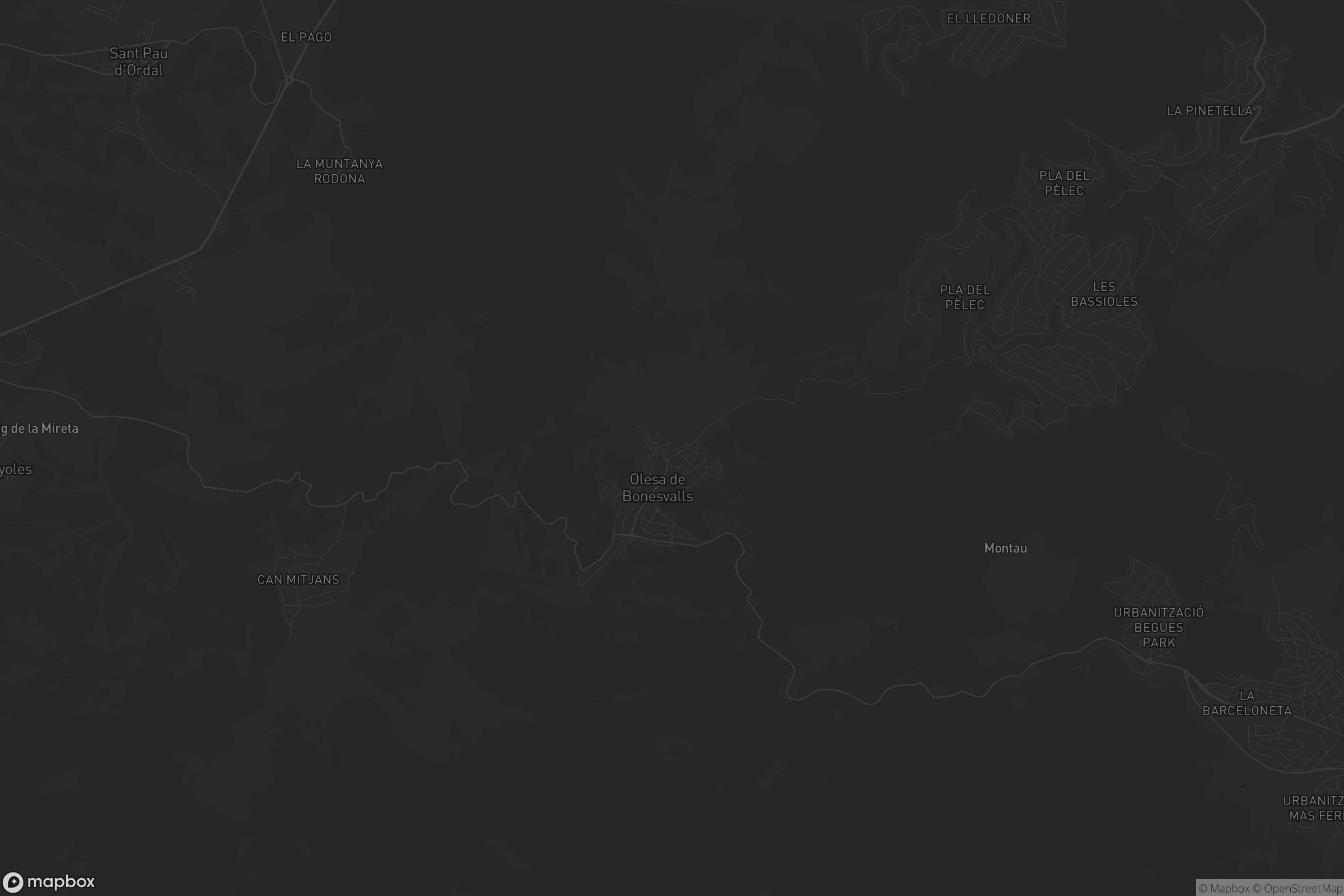 Mapa de Olesa de Bonesvalls