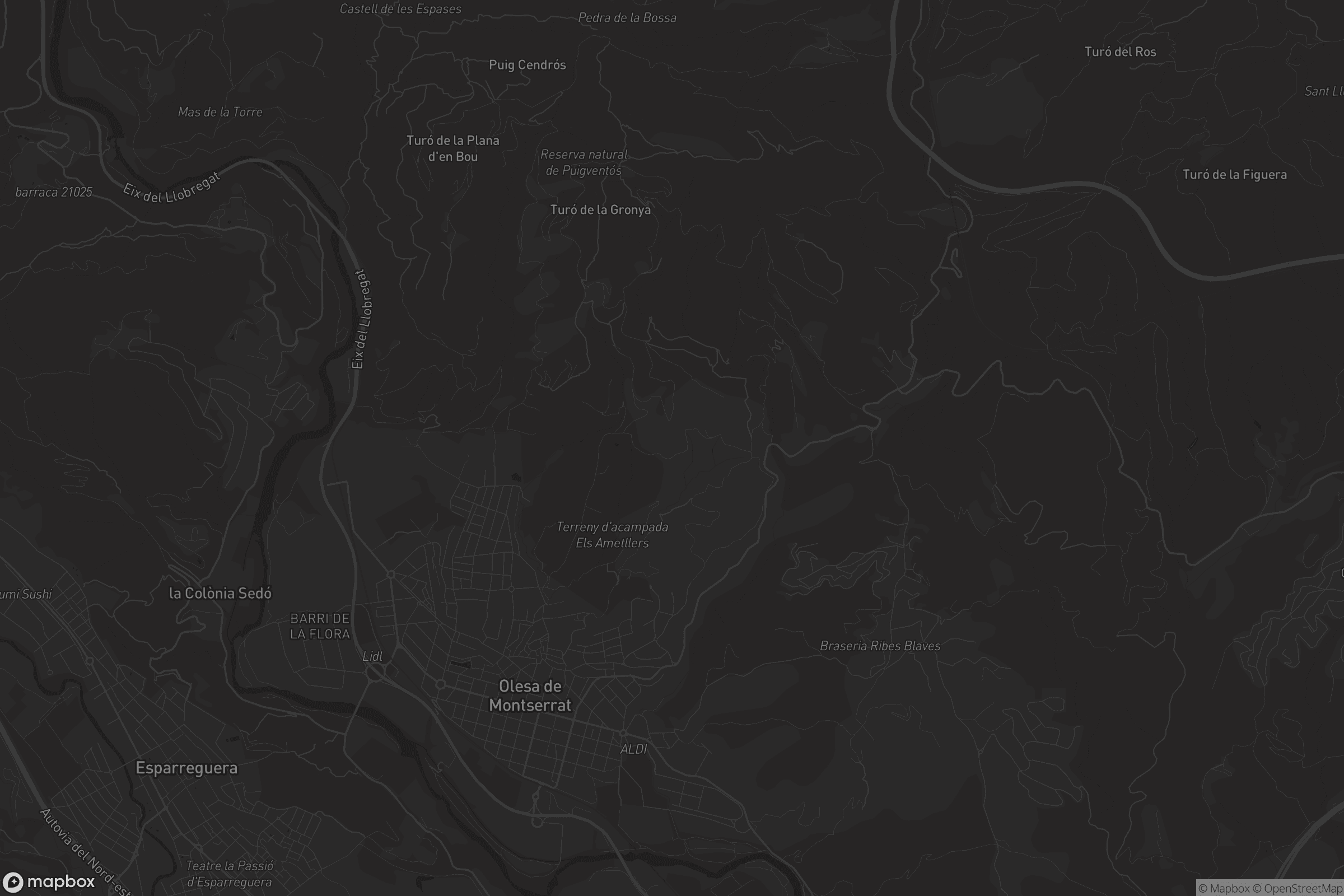 Mapa de Olesa de Montserrat