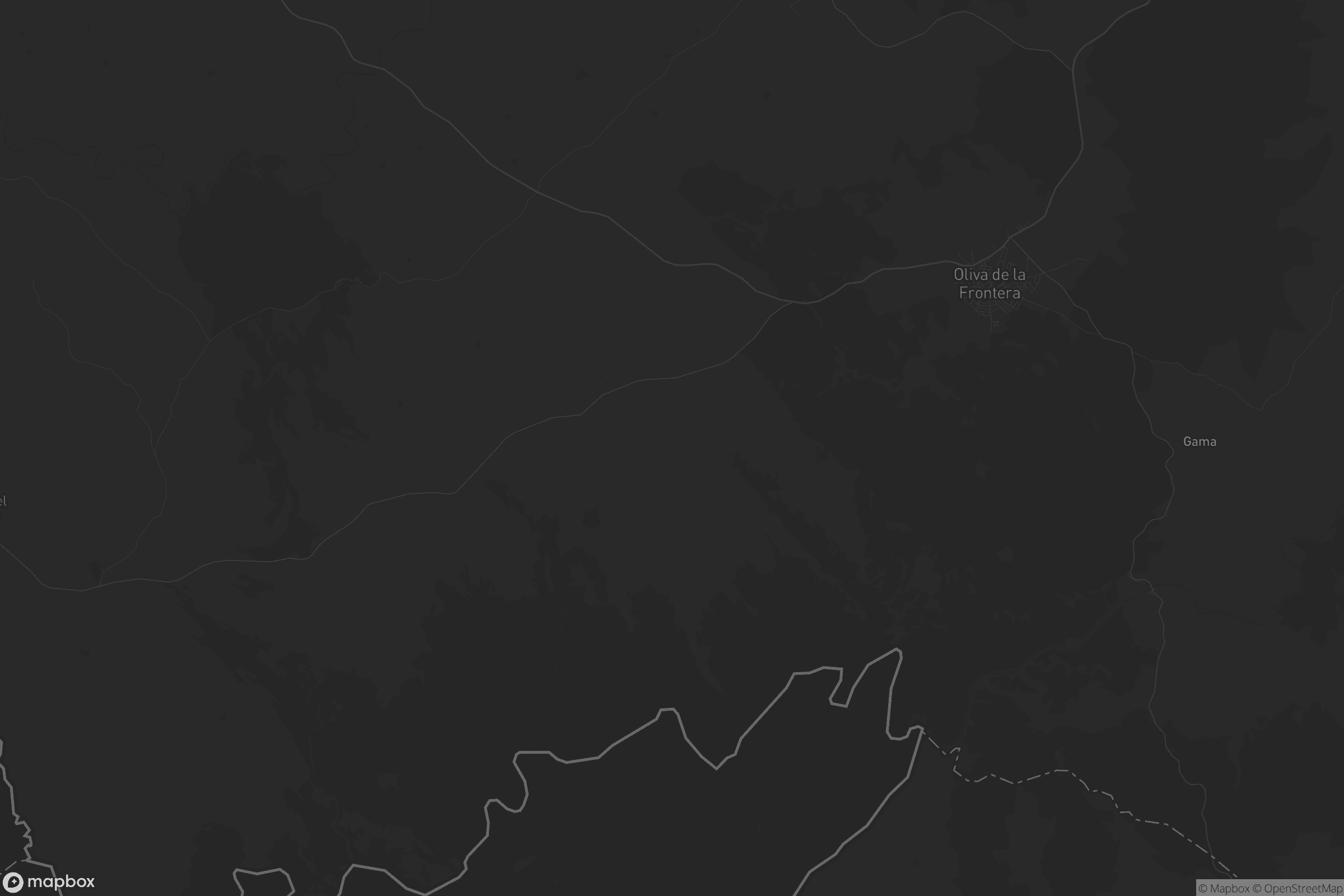 Mapa de Oliva de la Frontera