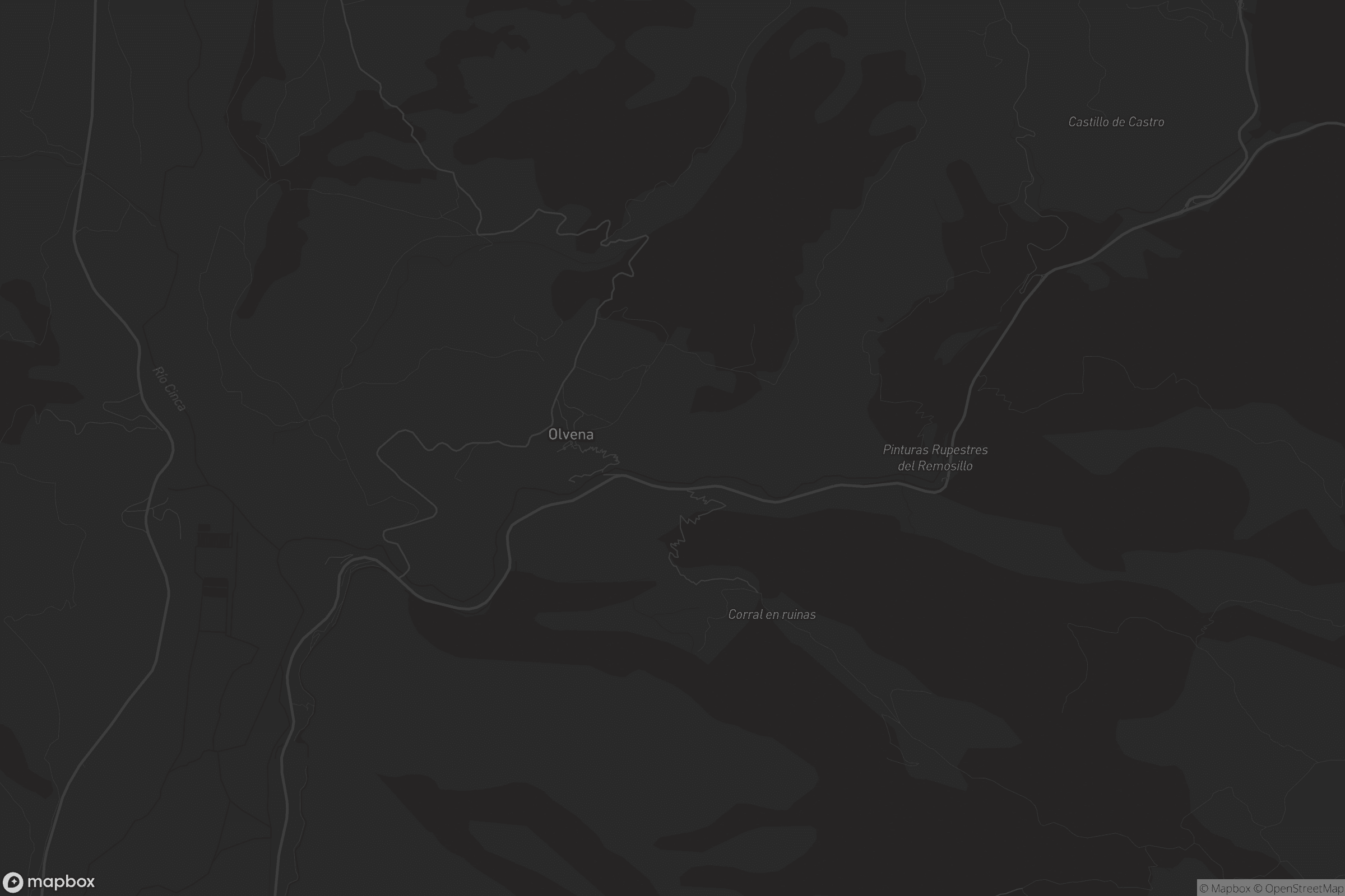 Mapa de Olvena