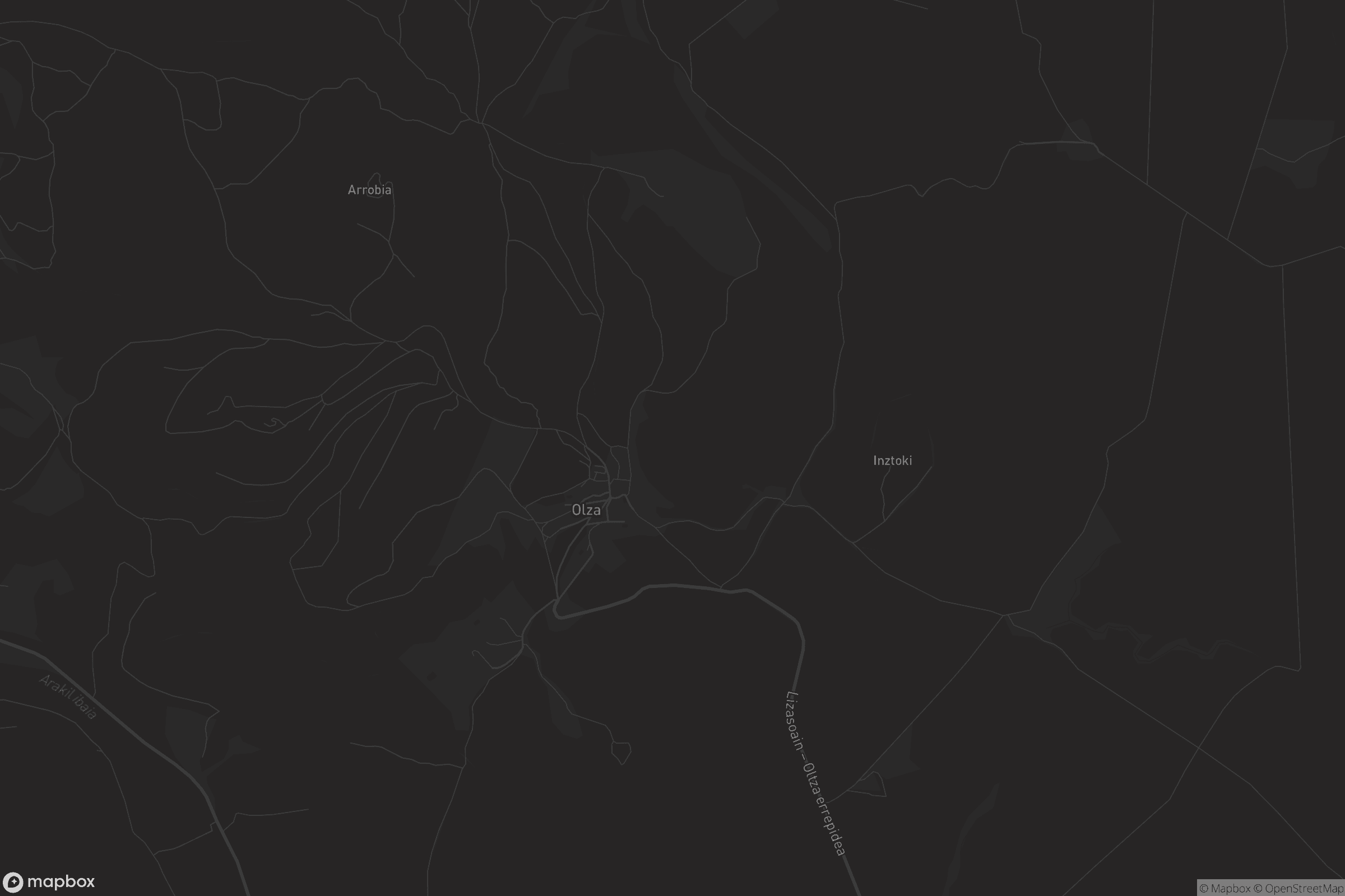 Mapa de Olza