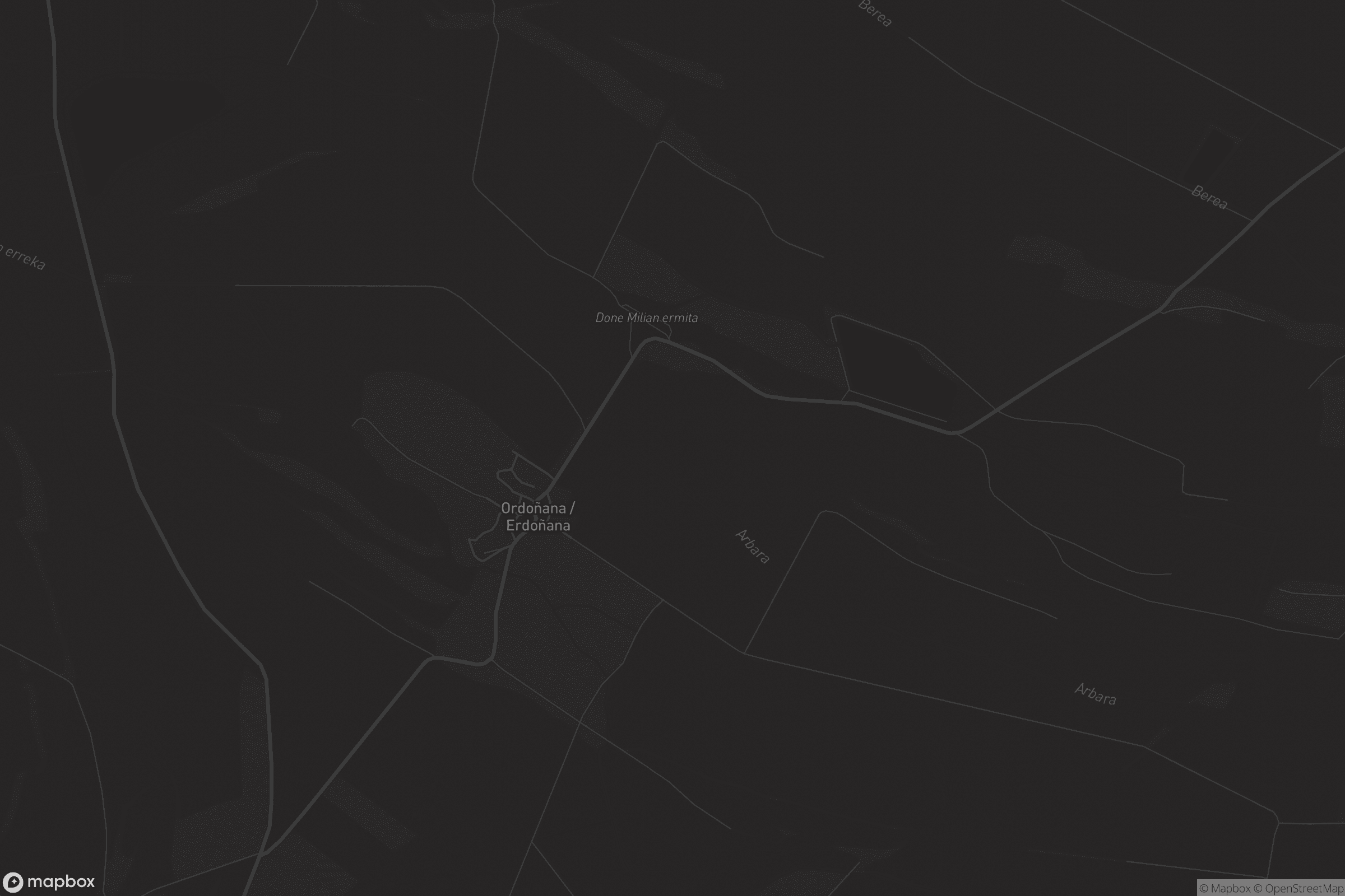 Mapa de Ordoñana / Erdoñana