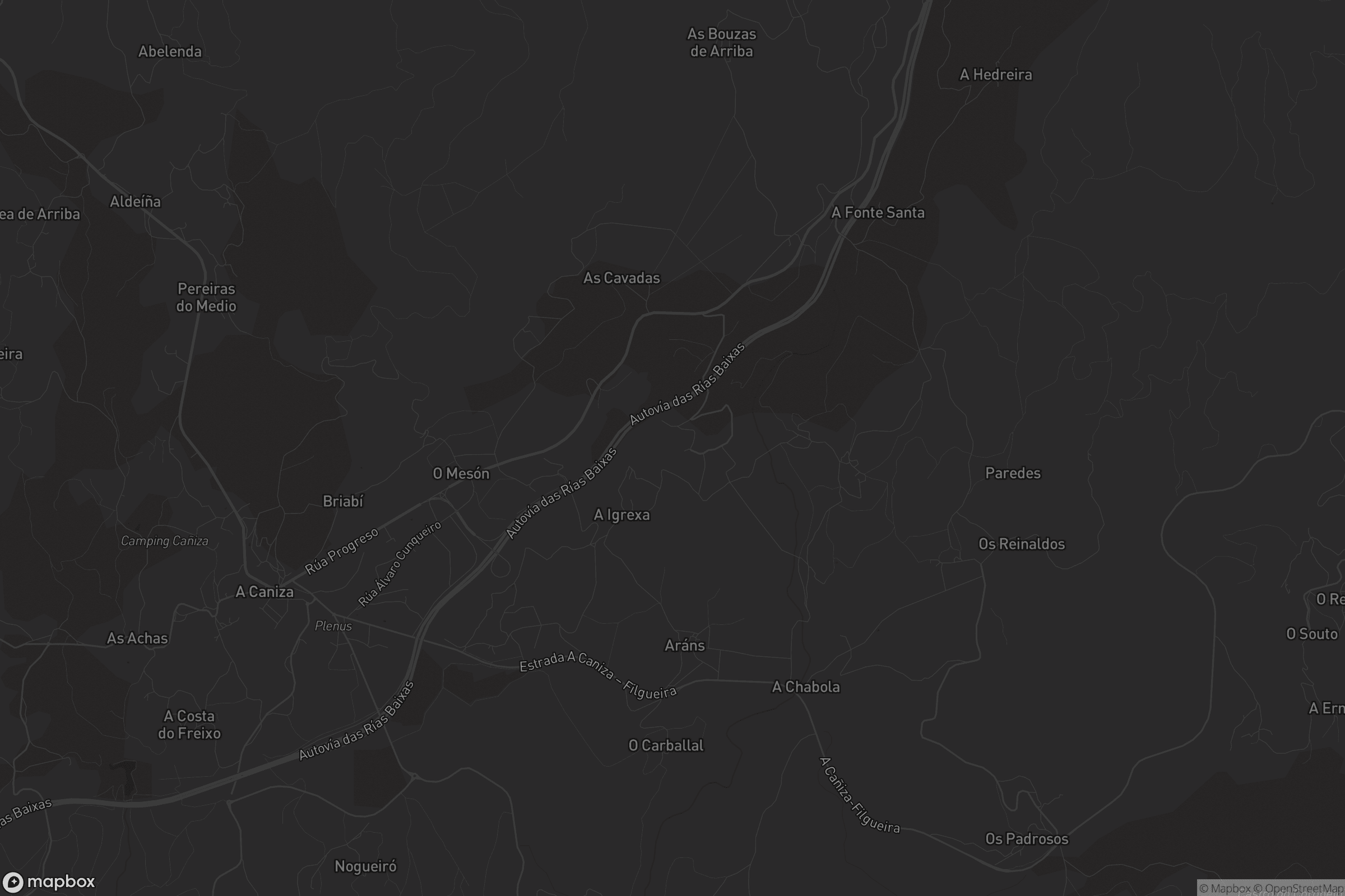 Mapa de Oroso
