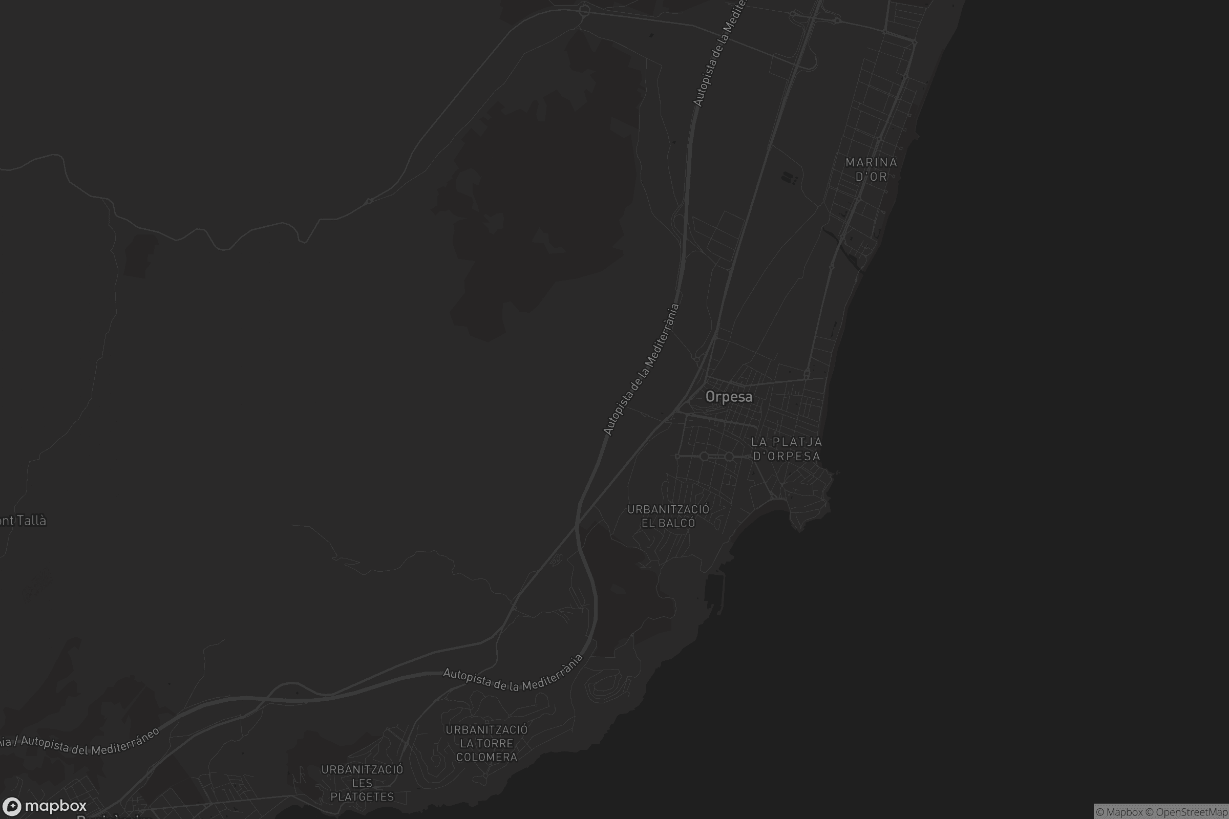 Mapa de Orpesa / Oropesa del Mar