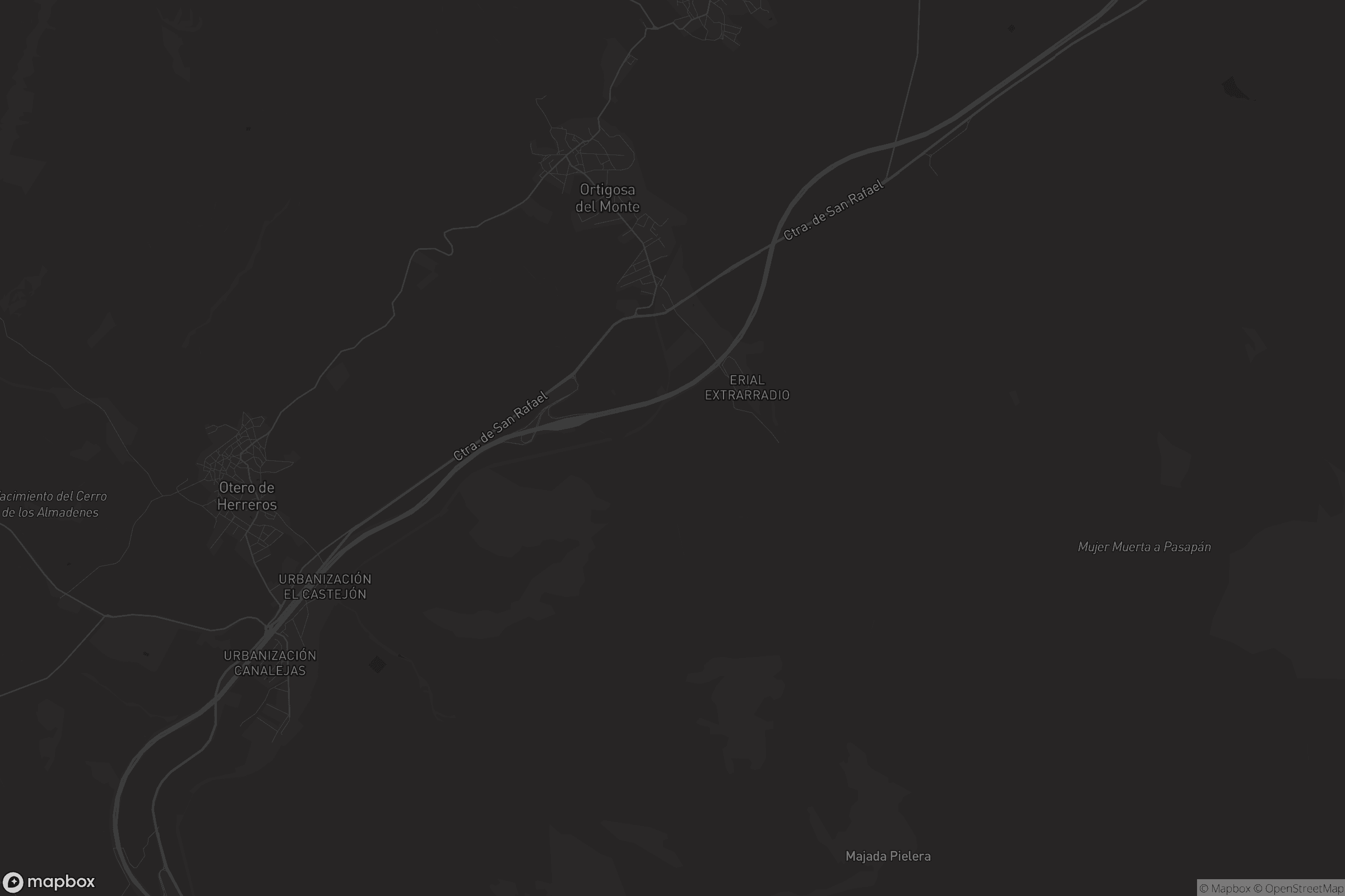 Mapa de Ortigosa del Monte