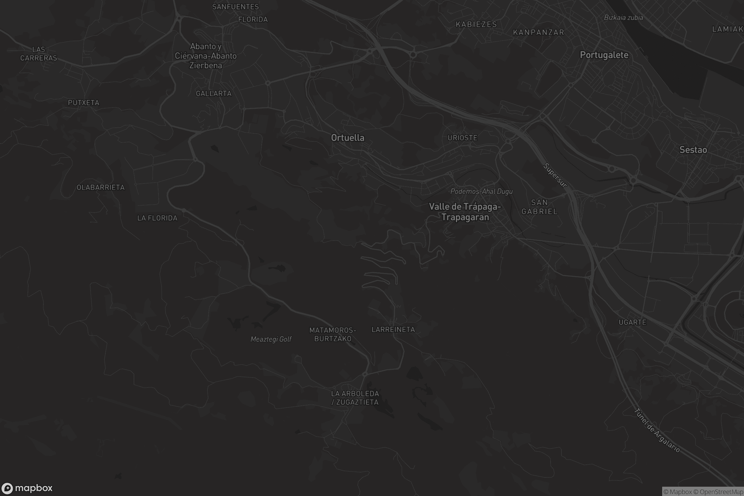 Mapa de Ortuella