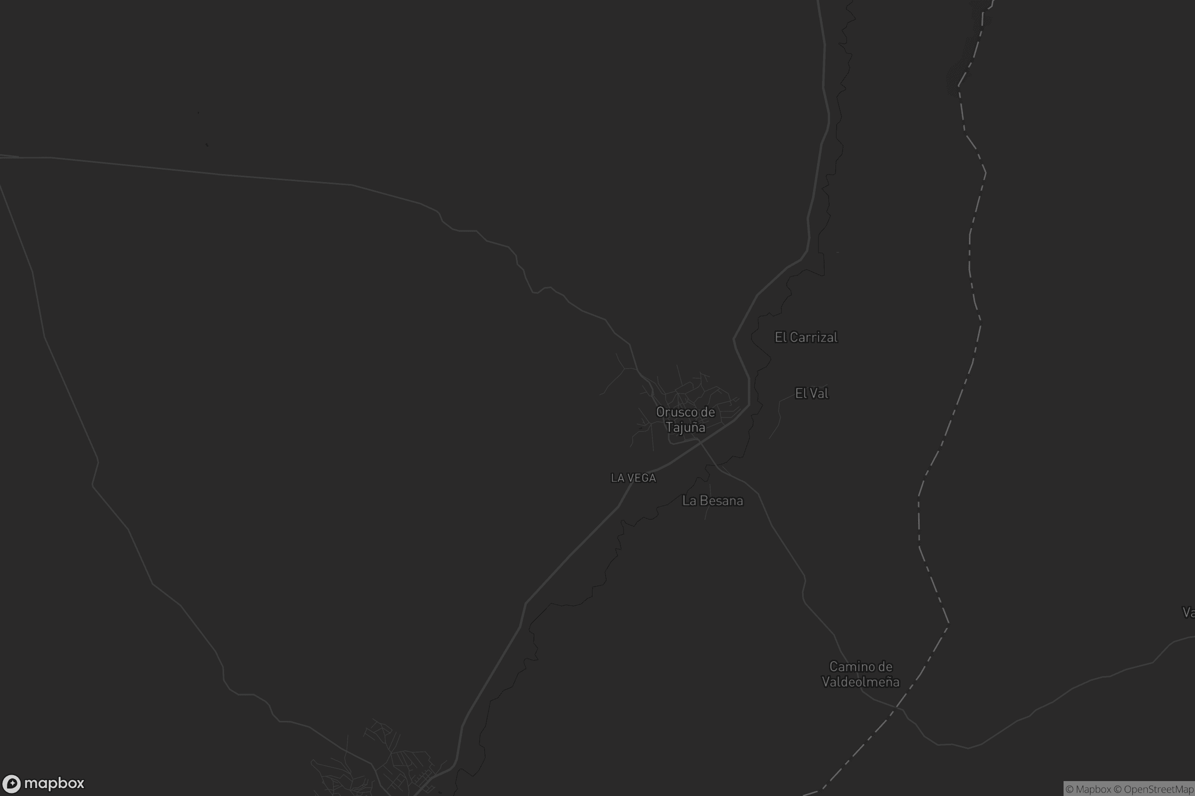 Mapa de Orusco de Tajuña