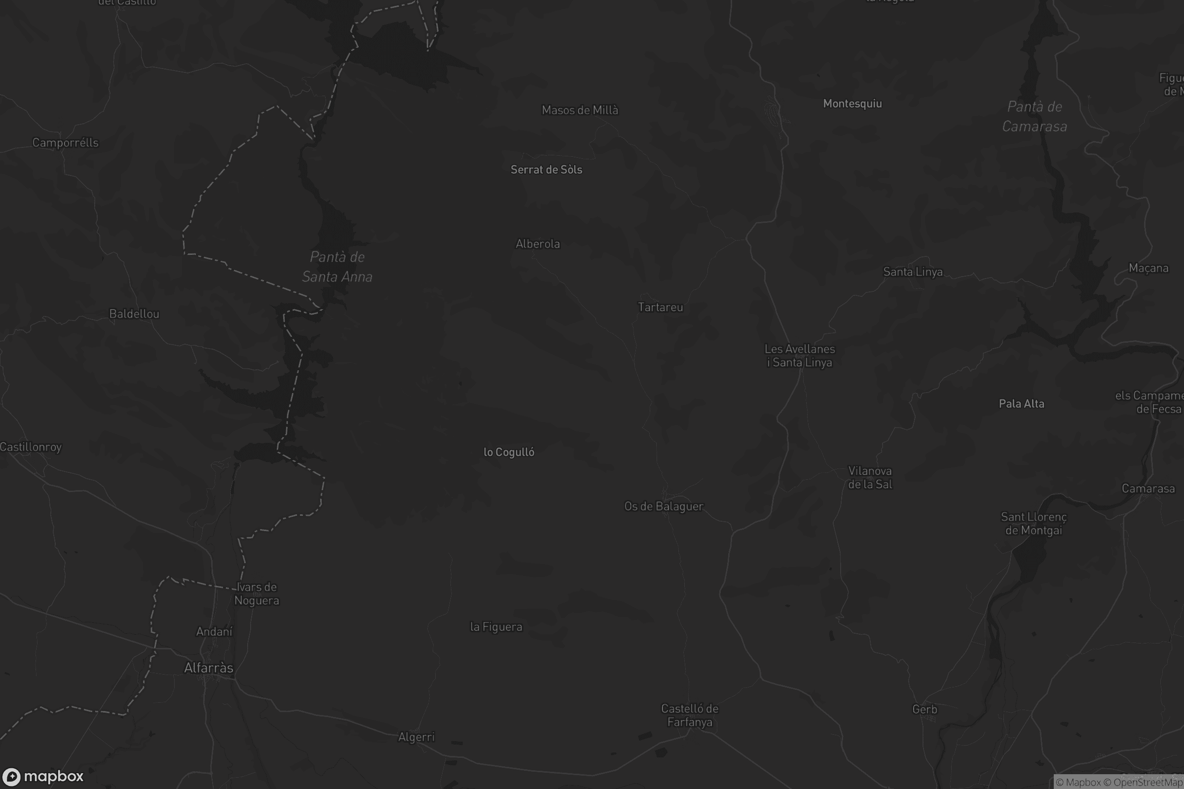 Mapa de Os de Balaguer