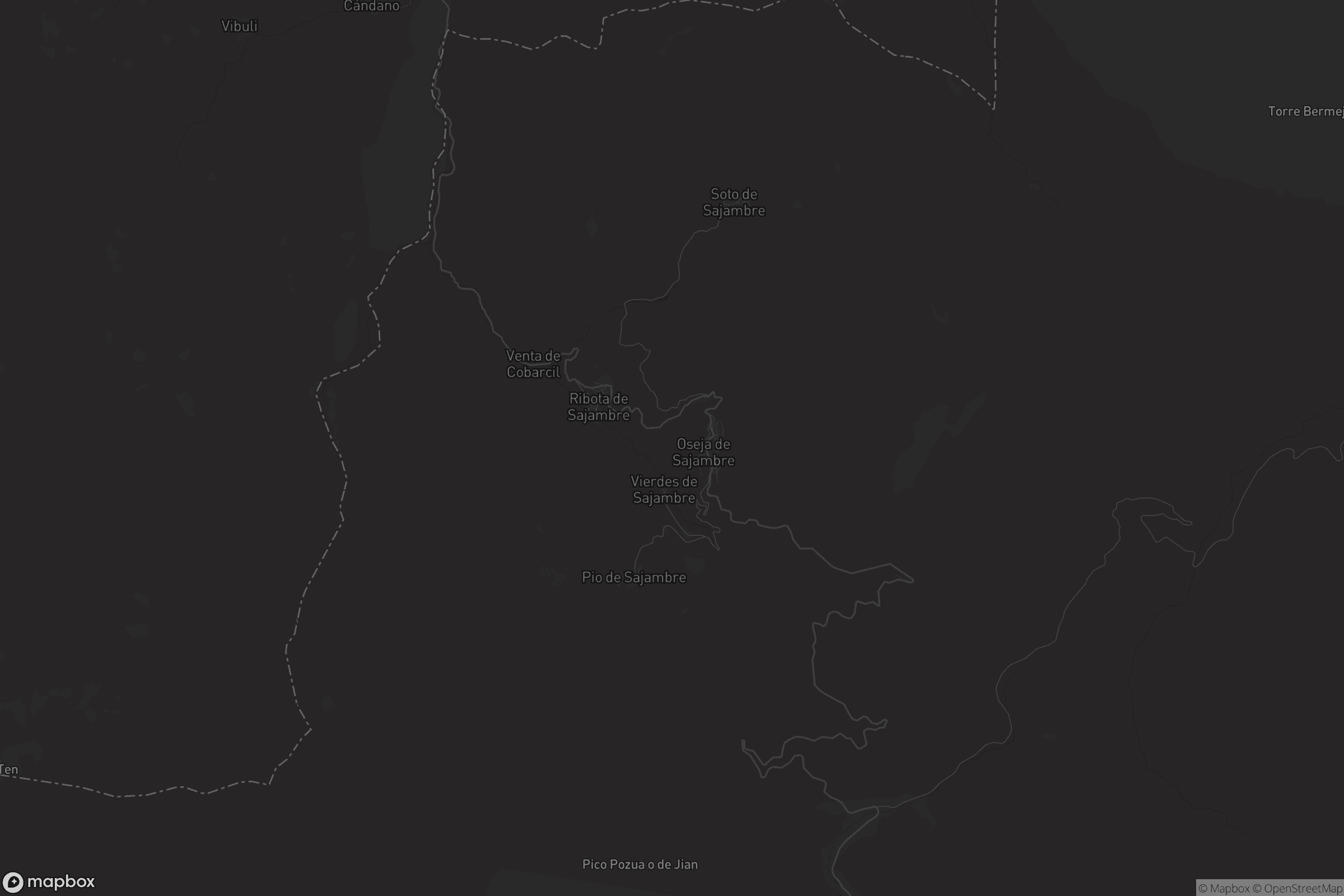 Mapa de Oseja de Sajambre