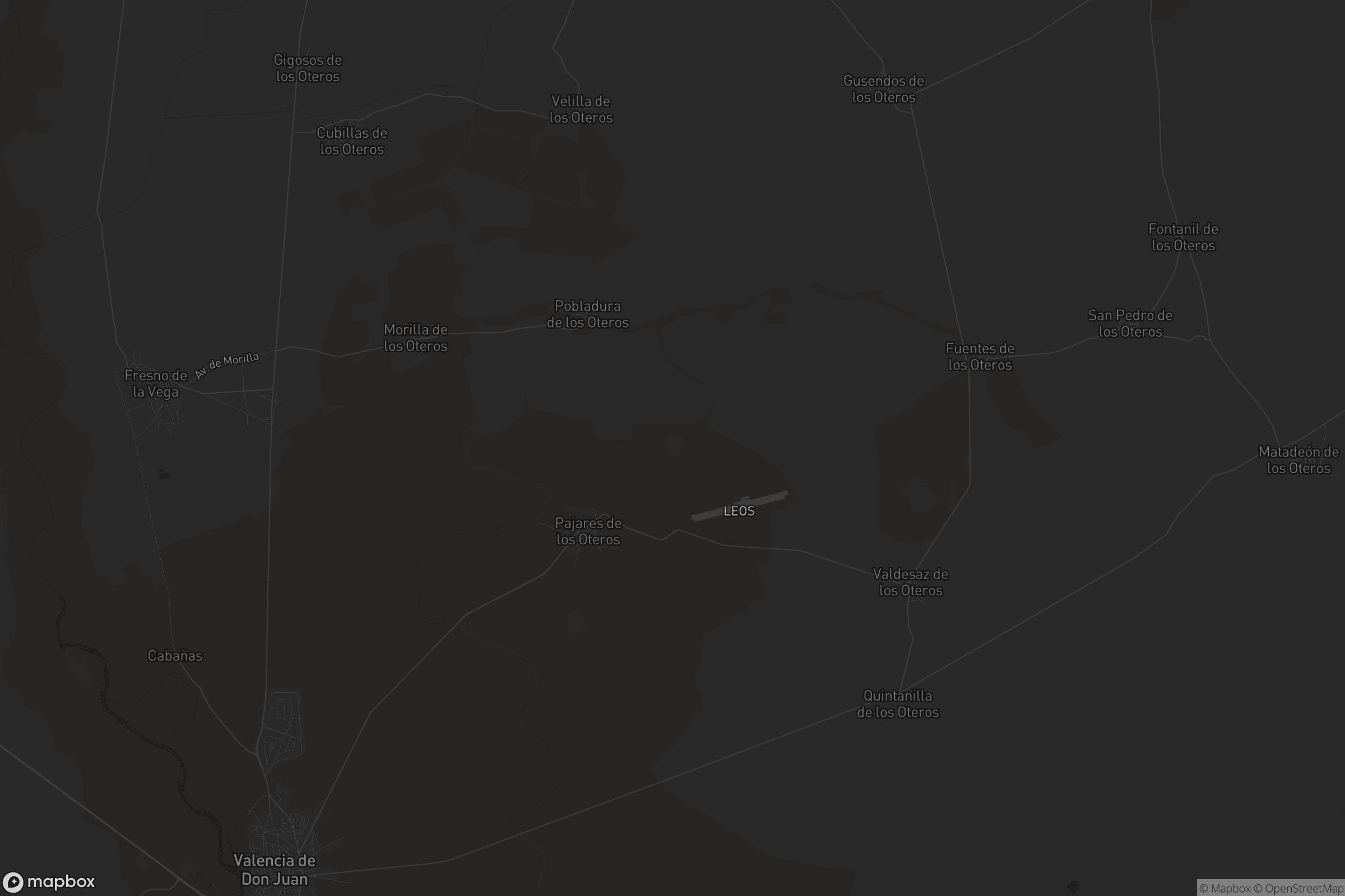 Mapa de Pajares de los Oteros