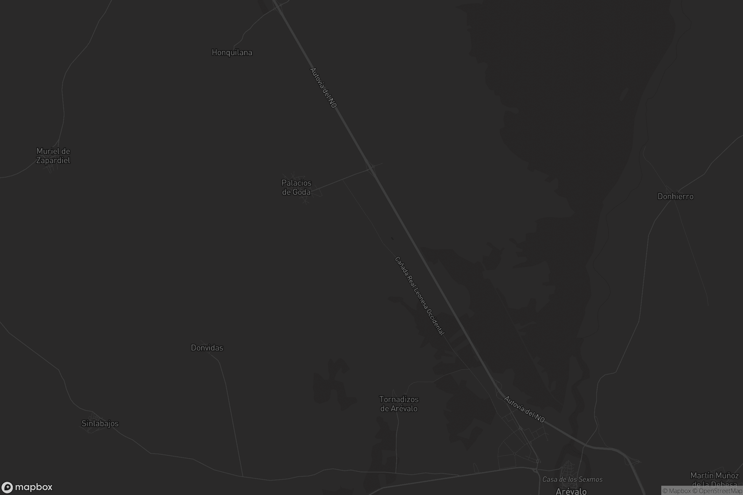 Mapa de Palacios de Goda