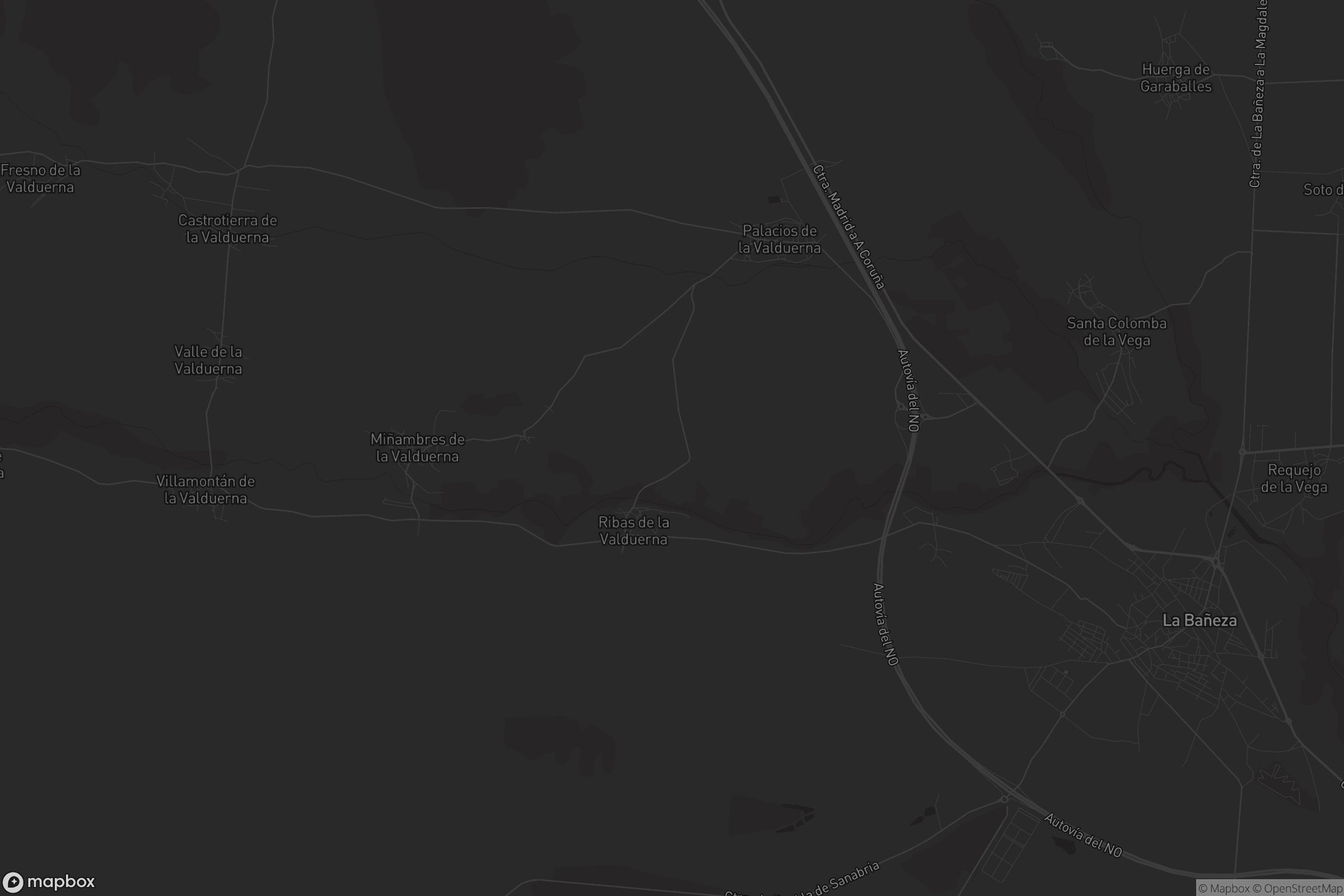 Mapa de Palacios de la Valduerna
